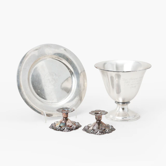 SILVER, 4 delar, vikt ca 240 gram.