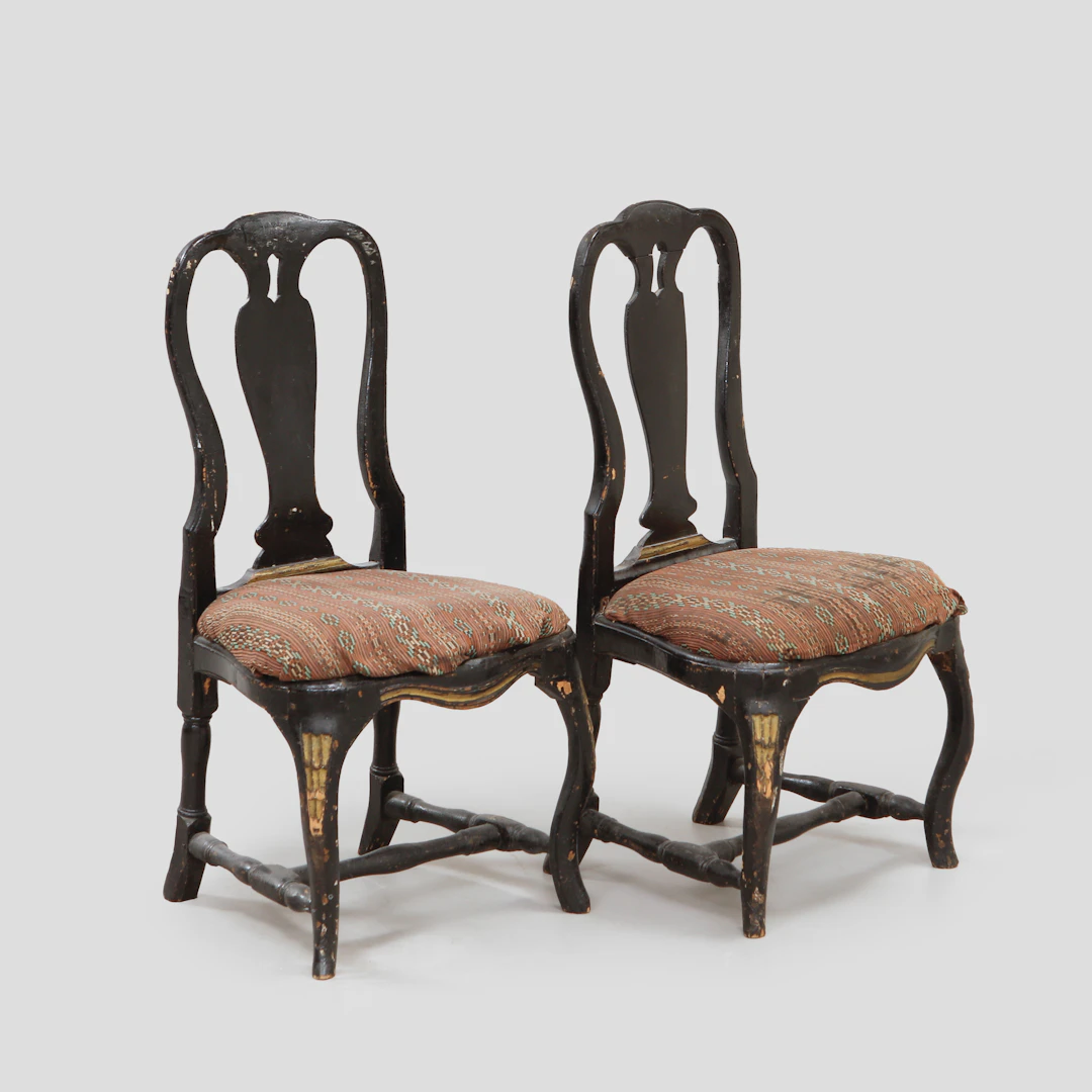 STOLAR, 2 st, rokoko, 1700-tal.