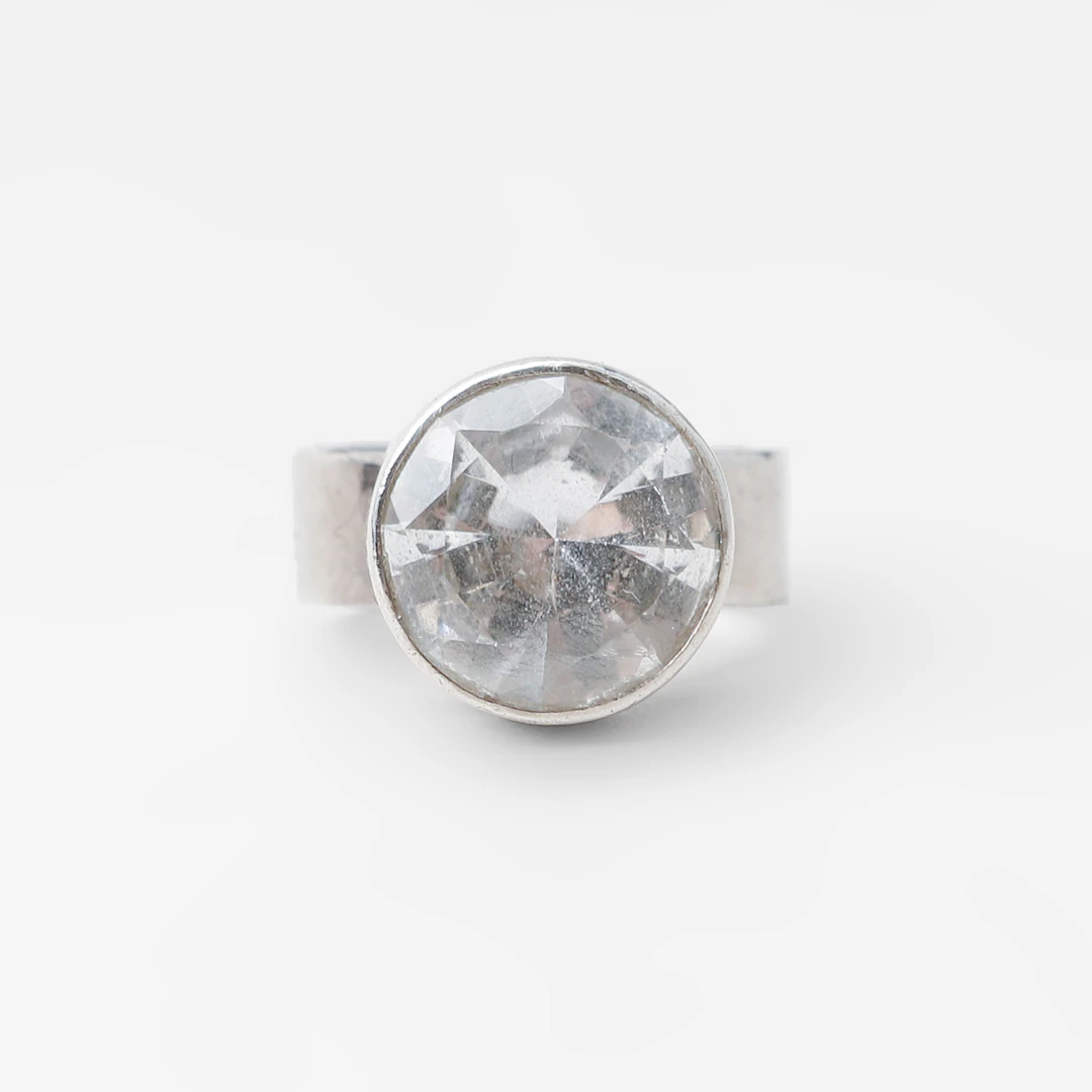 CECILIA JOHANSSON. Ring, sterling silver och bergkristall, för Karl