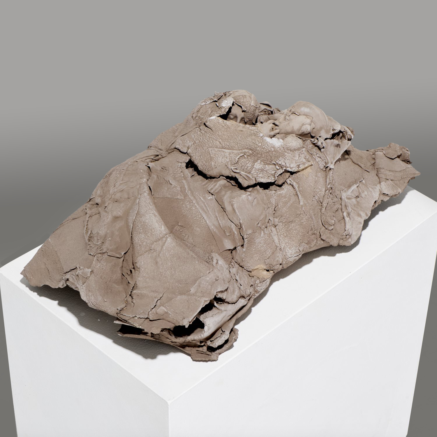 Georges Jeanclos, terracotta sculpture, 1979