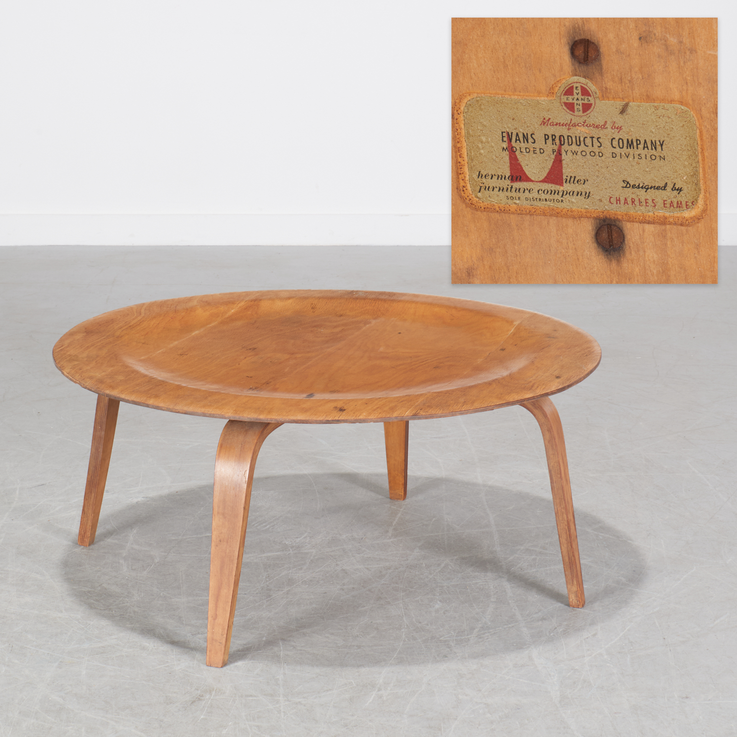 Eames for Herman Miller, coffee table, c. 1945