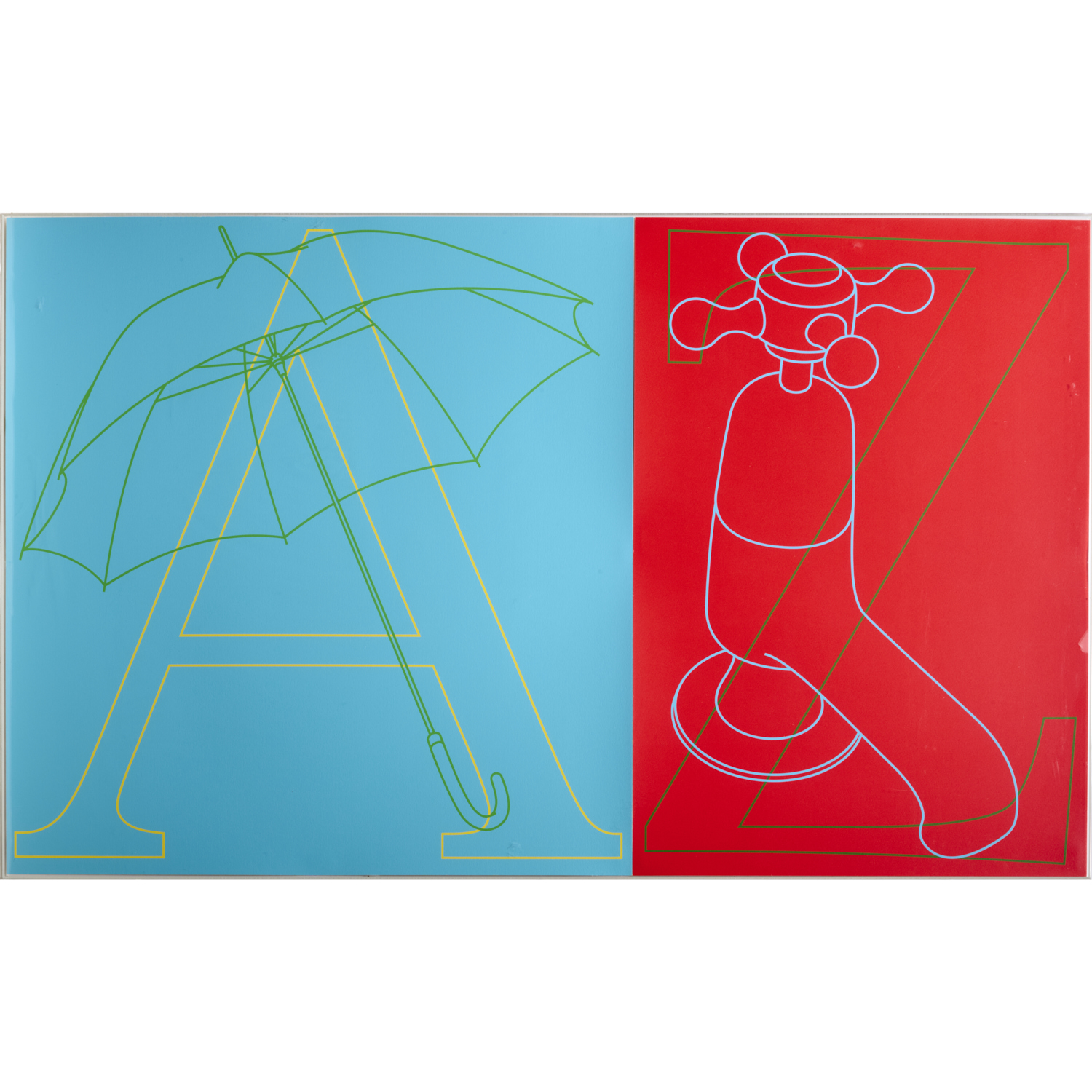 Michael Craig-Martin, (2) screenprints, 2007