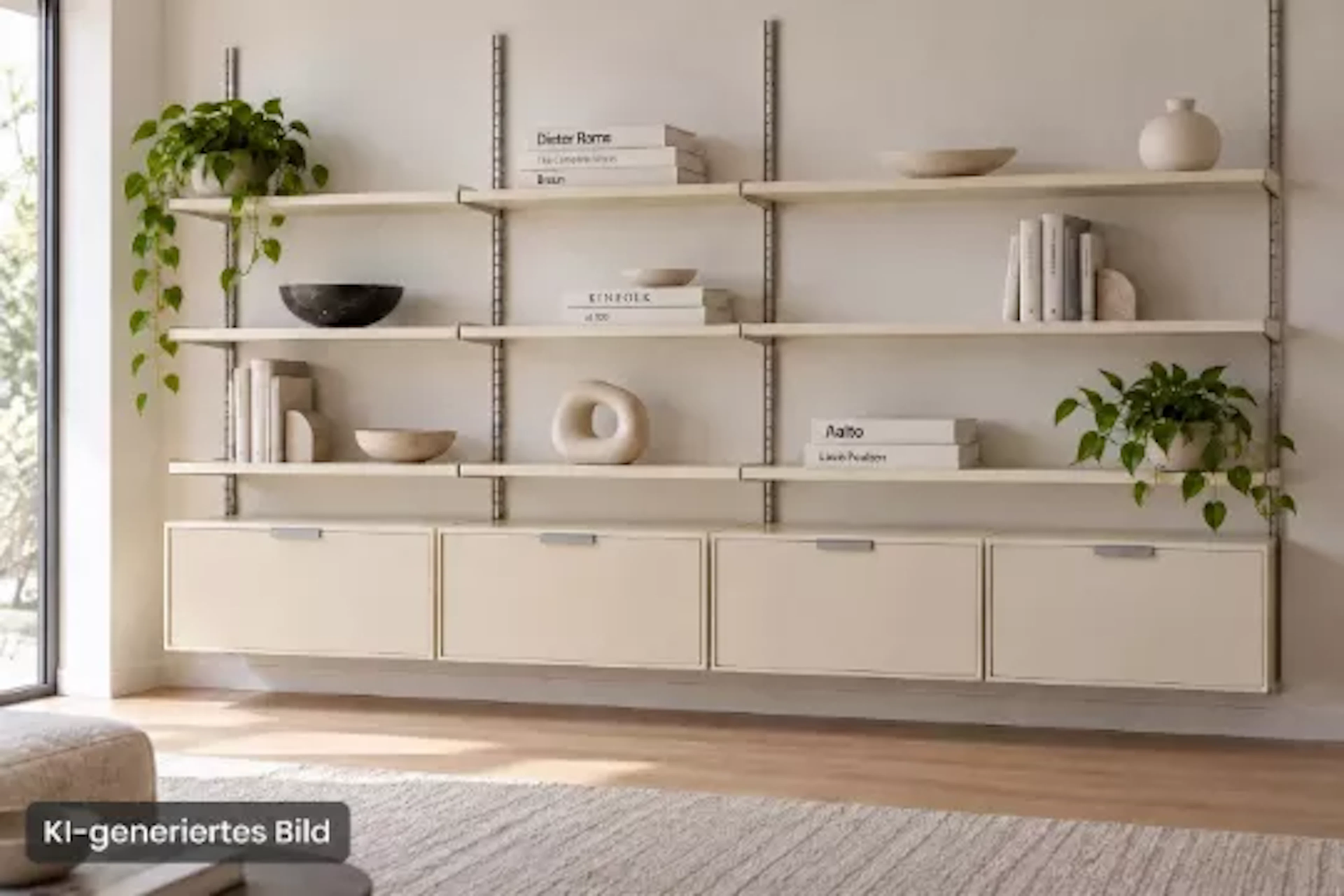 Vitsoe Regalsystem '606 Universal Shelving System', Entwurf von Dieter