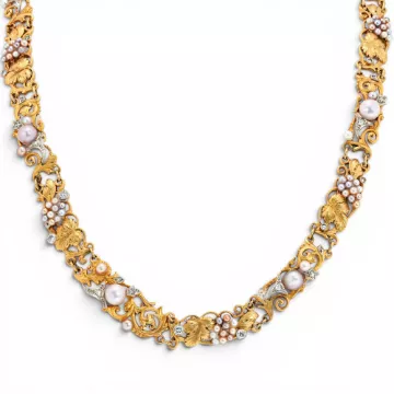 Perl-Diamantcollier