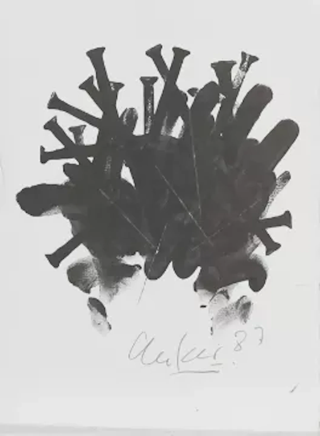 Günther Uecker (1930 Wendorf - 2025 Düsseldorf) (F)