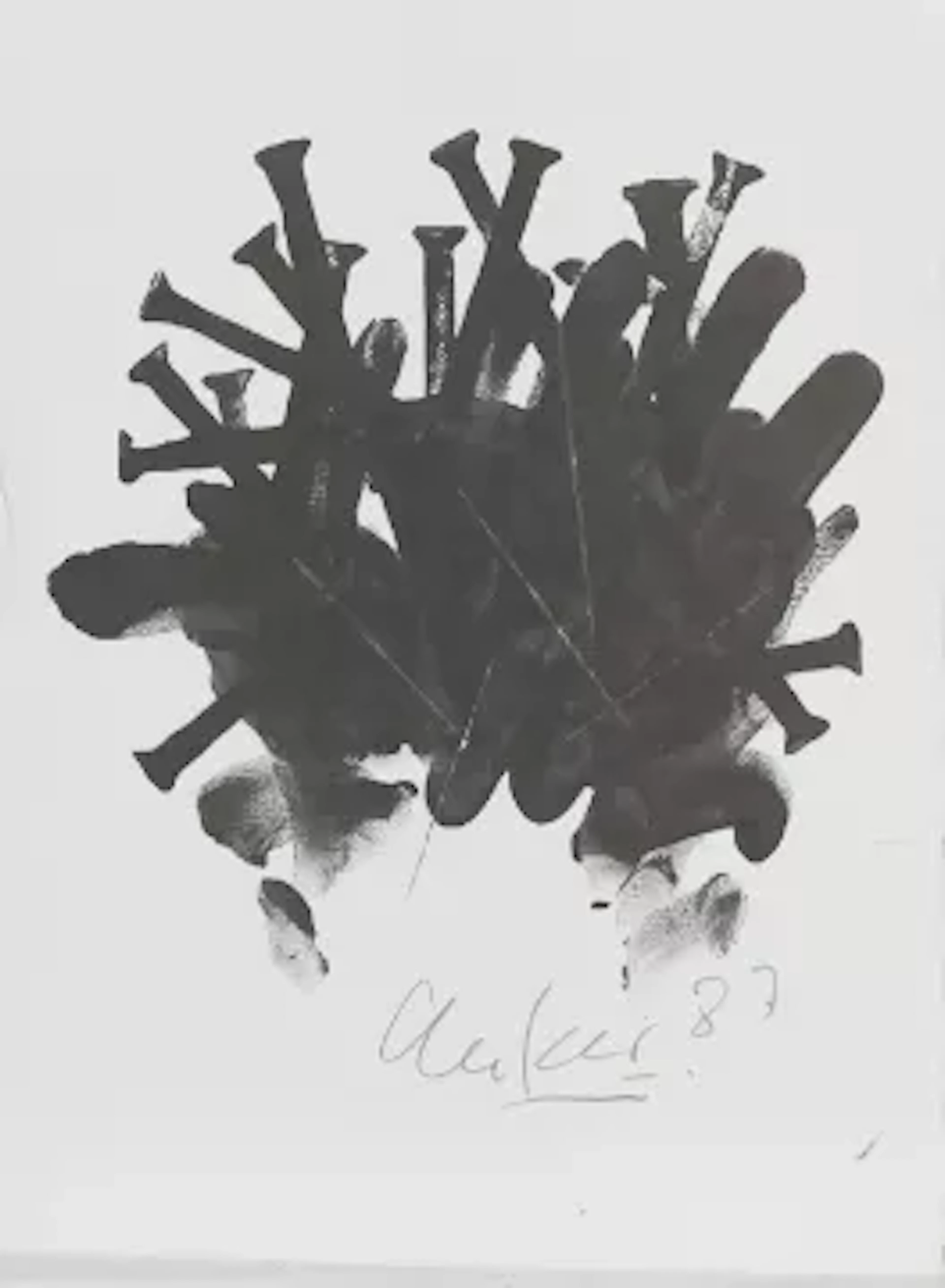 Günther Uecker (1930 Wendorf - 2025 Düsseldorf) (F)