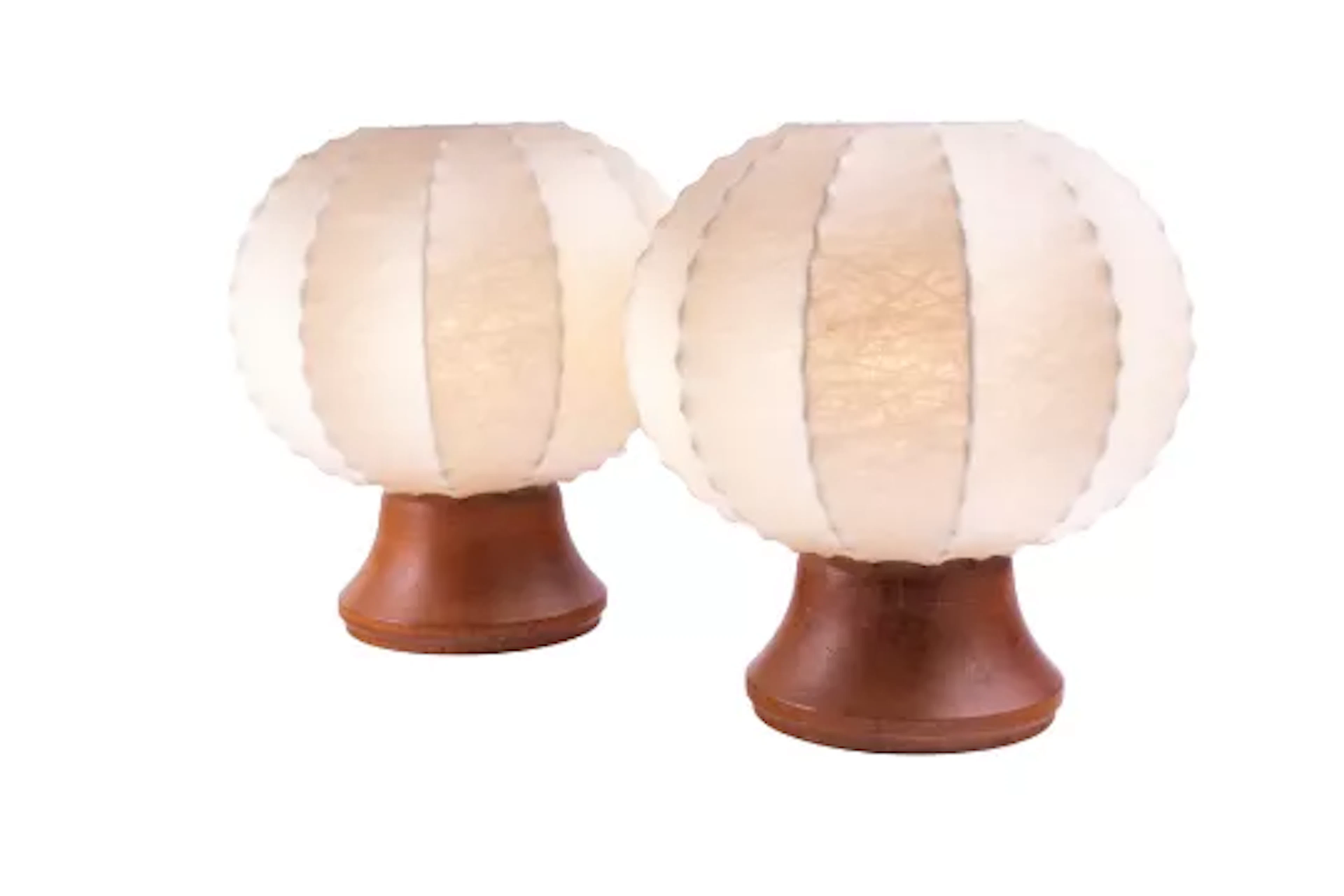 Paar Tischlampen Cocoon