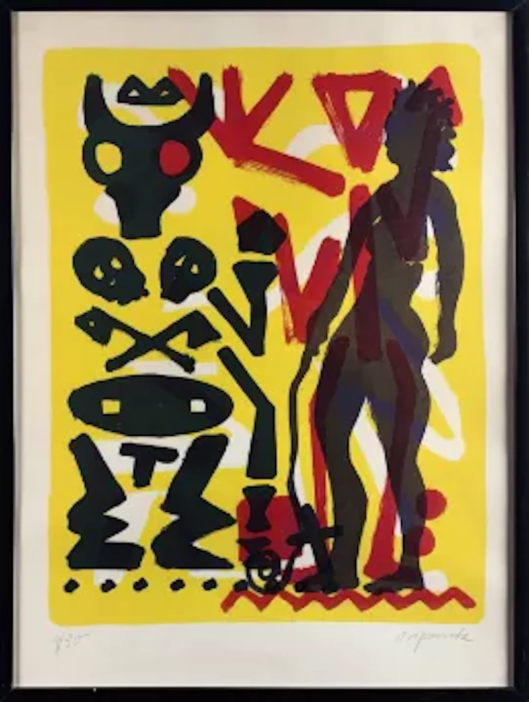 A. R. Penck (1939 Dresden - 2017 Zürich) (F), ohne Titel, Lithographie