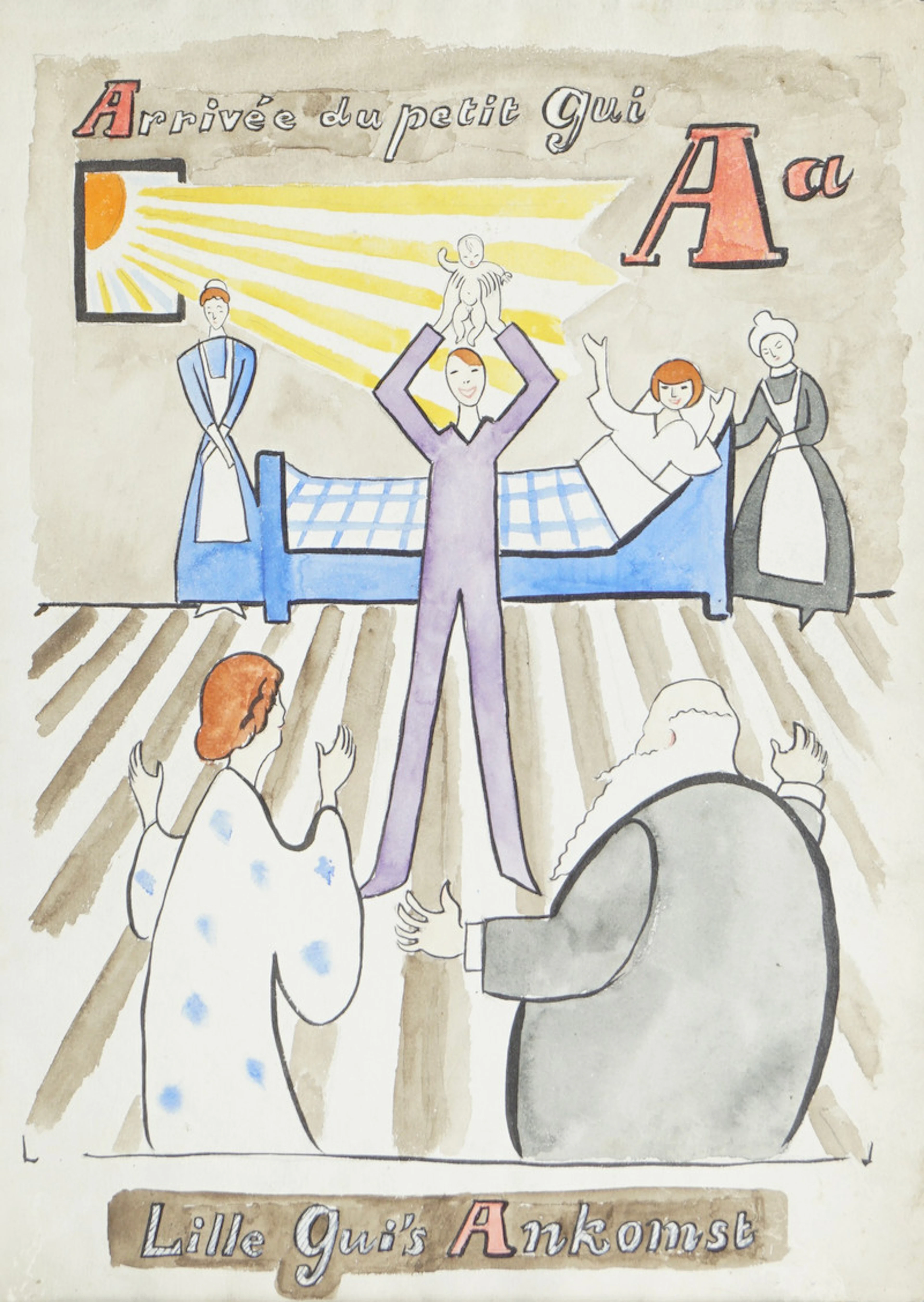 Arrivée du petit Gui - Arrival of Little Gui - Krohg, Per(1889-1965)