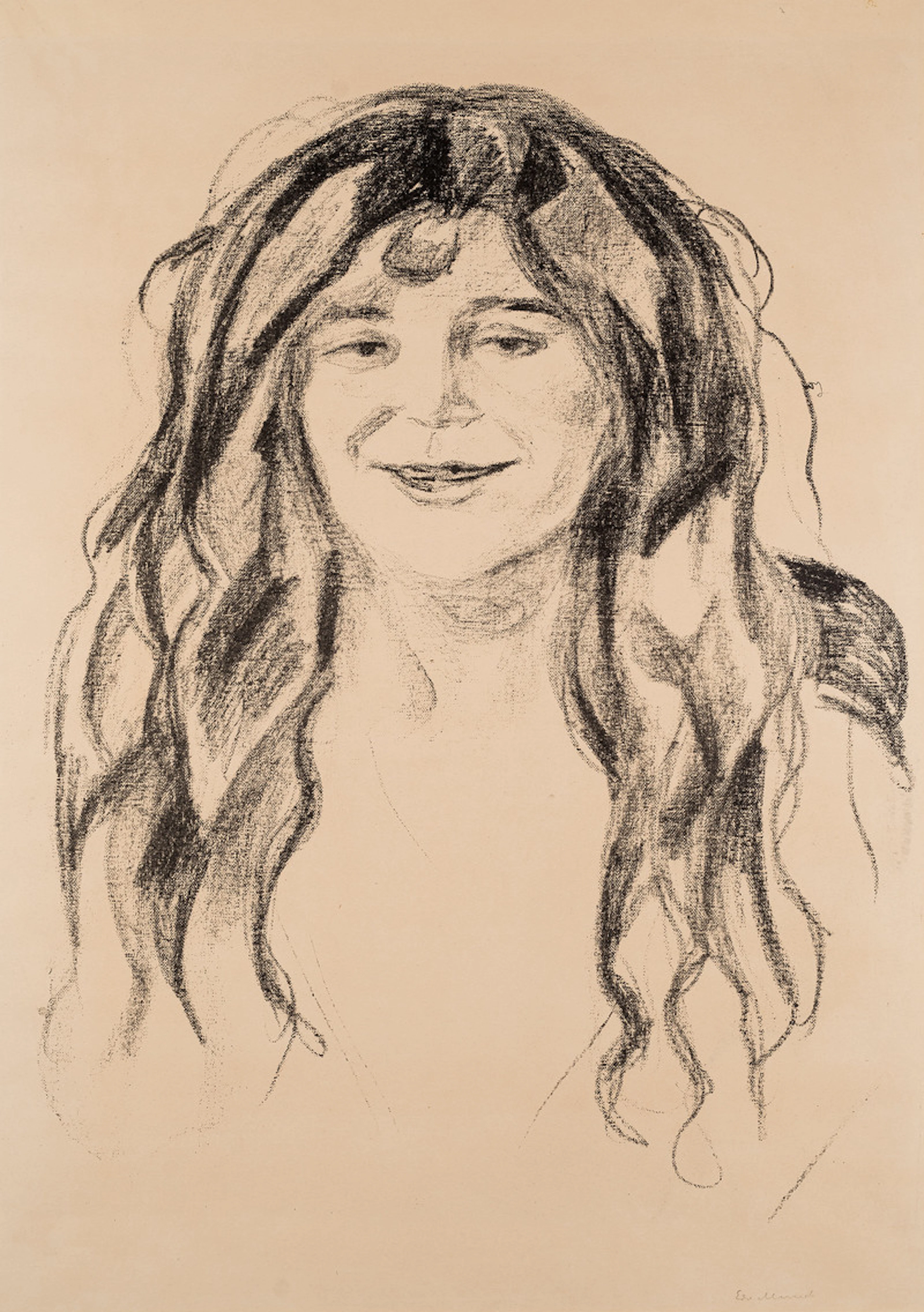 Peasant Girl (1920) - Munch, Edvard(1863-1944)
