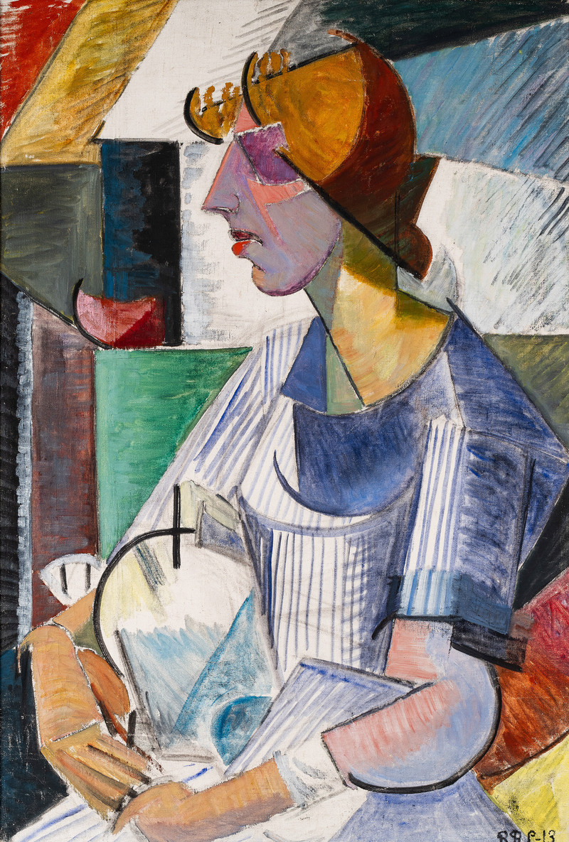 Seated Woman 1913 - Lærum, Borghild Røed(1877-1959)