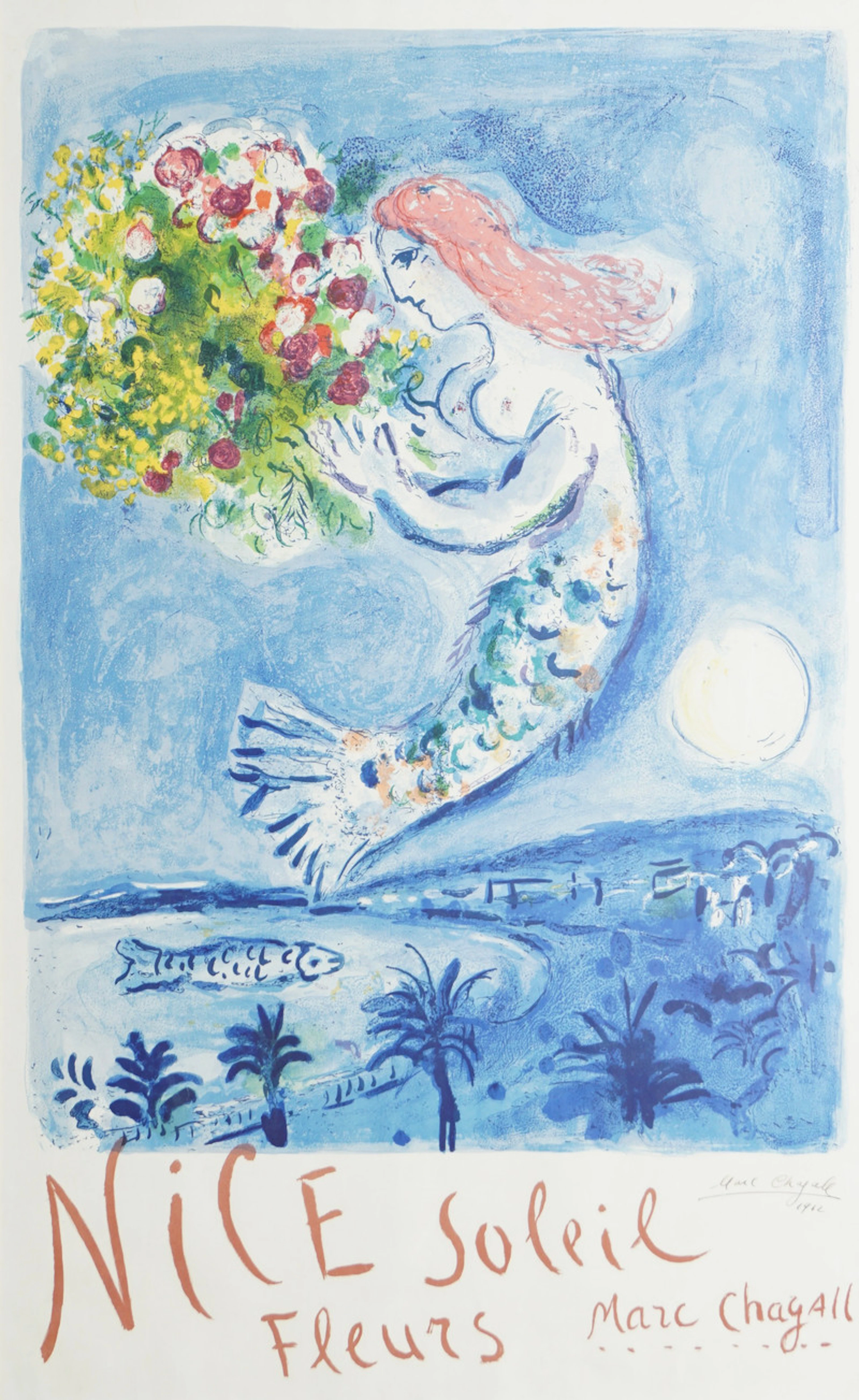 Nice Soleil Fleurs 1962 - Chagall, Marc(1887-1985)