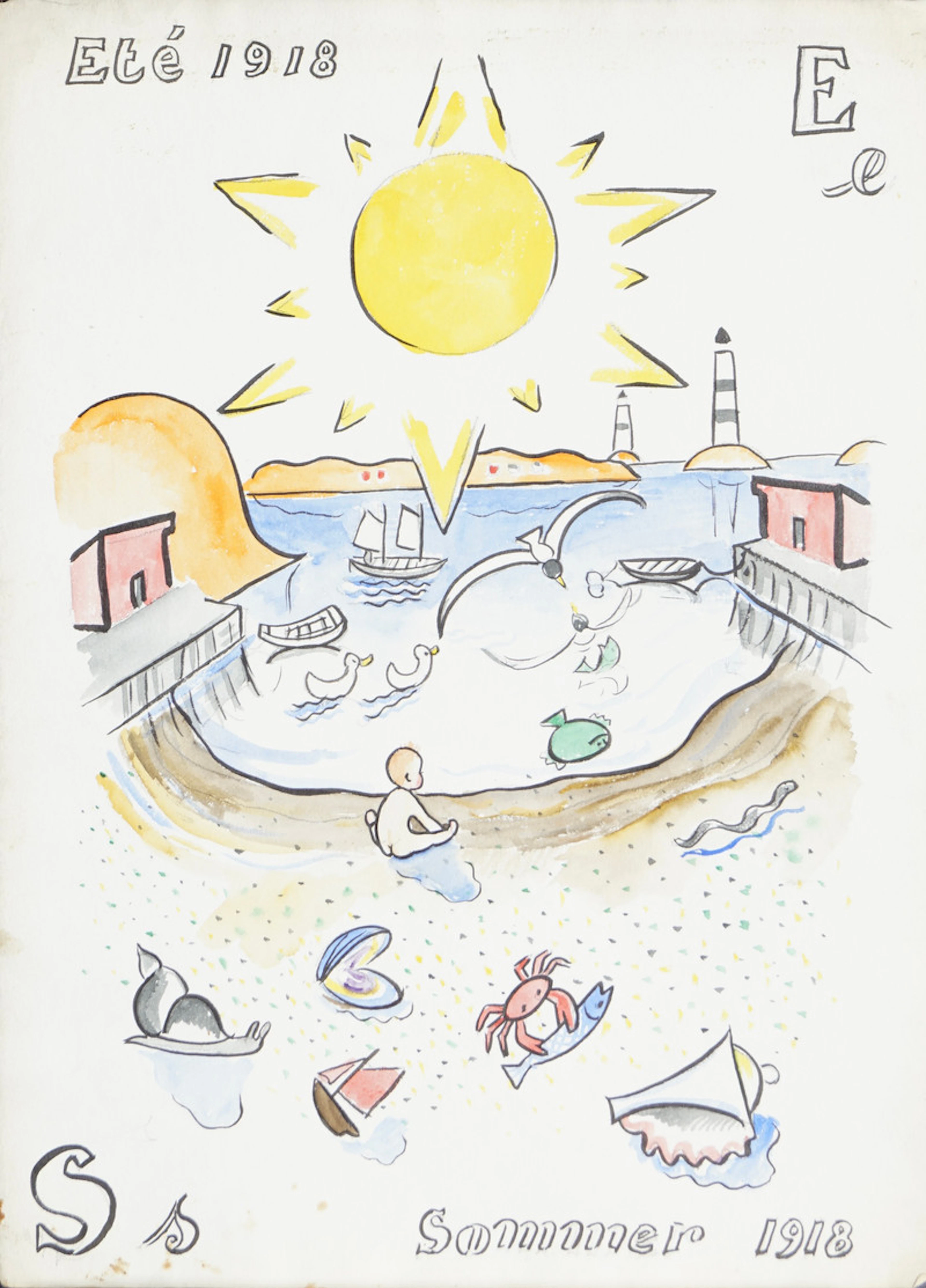 Eté 1918 - Summer 1918 - Krohg, Per(1889-1965)