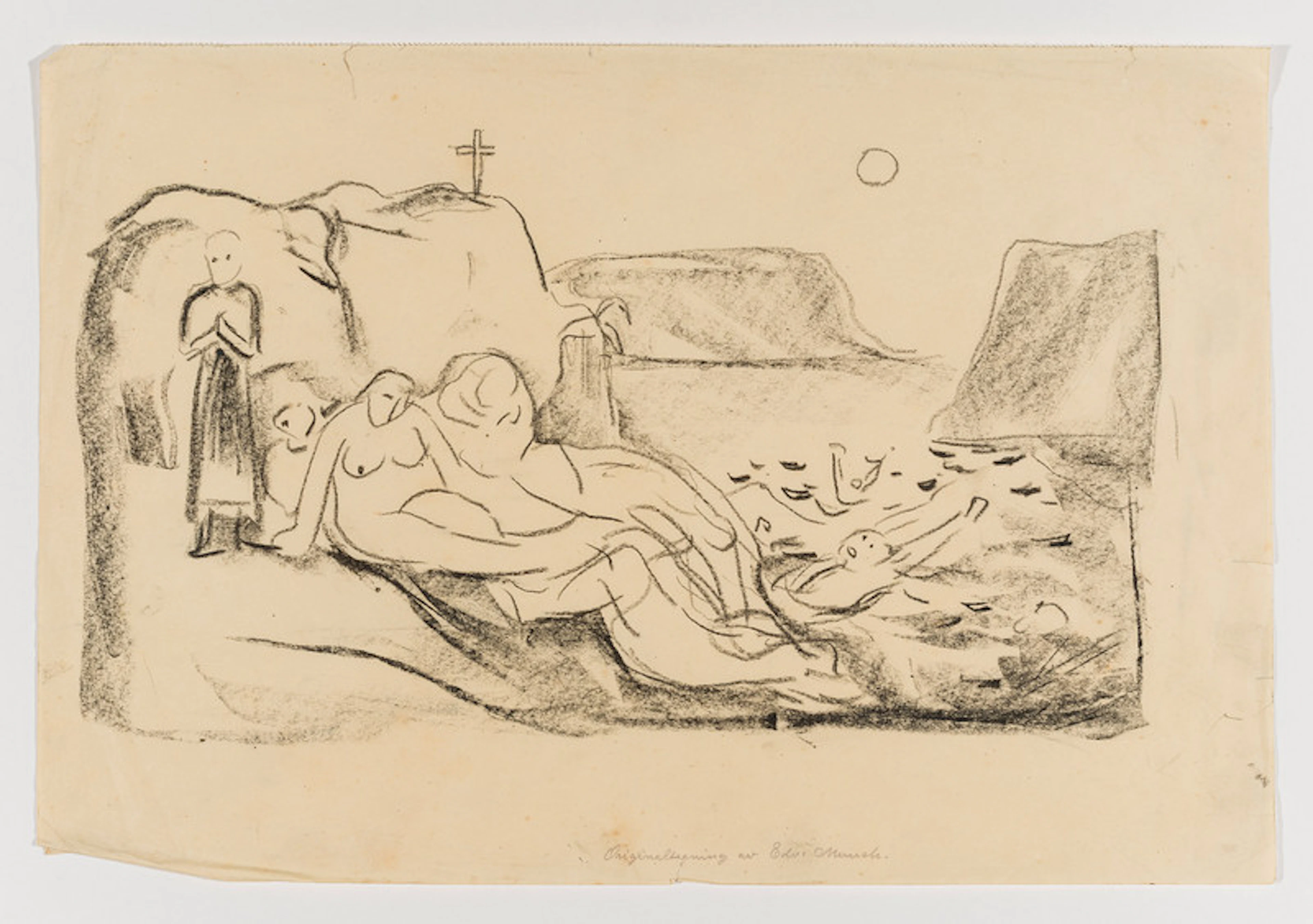 Ragnarokk: The Empty Cross - Munch, Edvard(1863-1944)