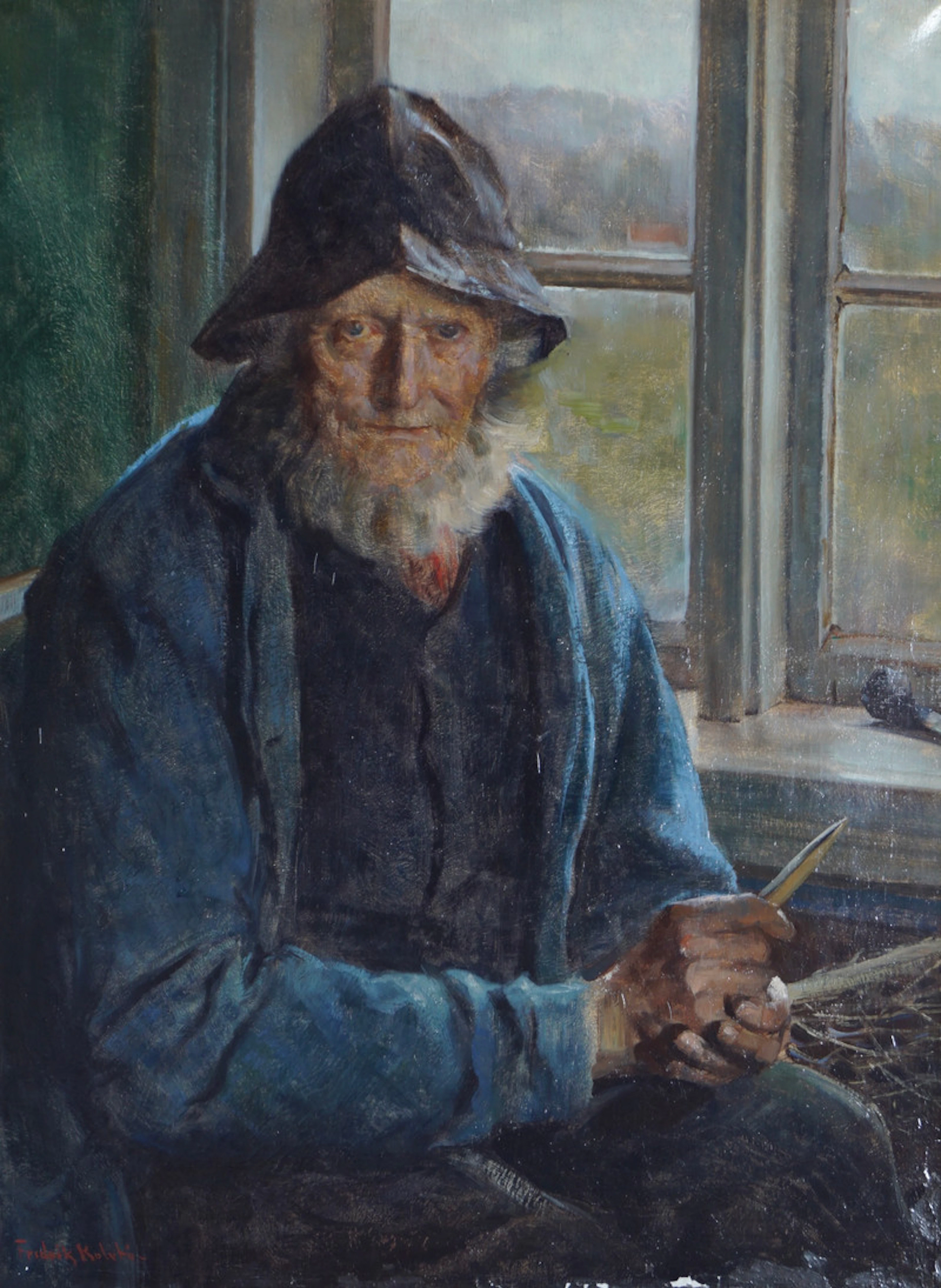 Portrait of a Man - Kolstø, Fredrik(1860-1945)
