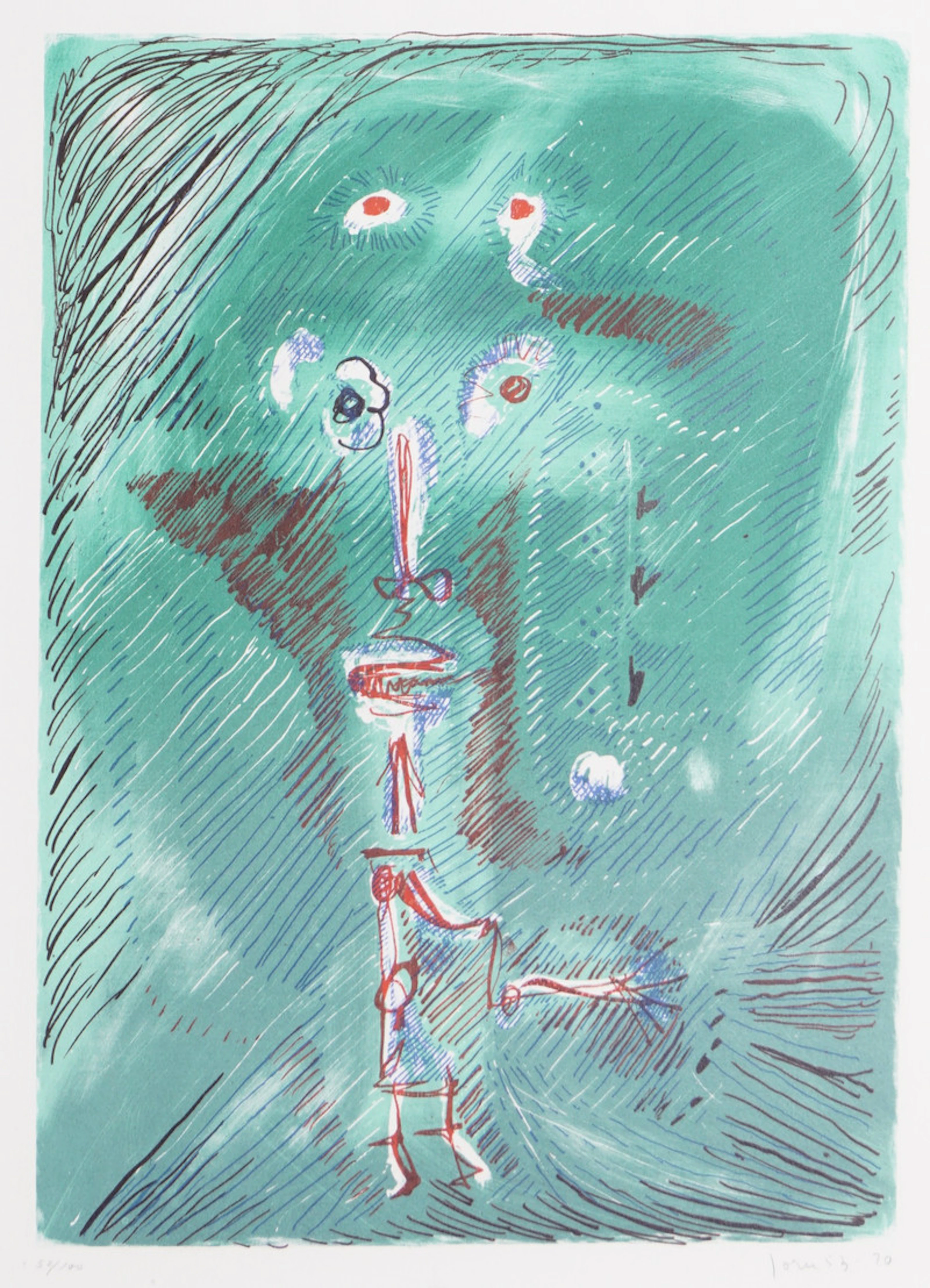 The Silkeborg Suite (7 prints) 1953–1970 - Jorn, Asger(1914-1973)
