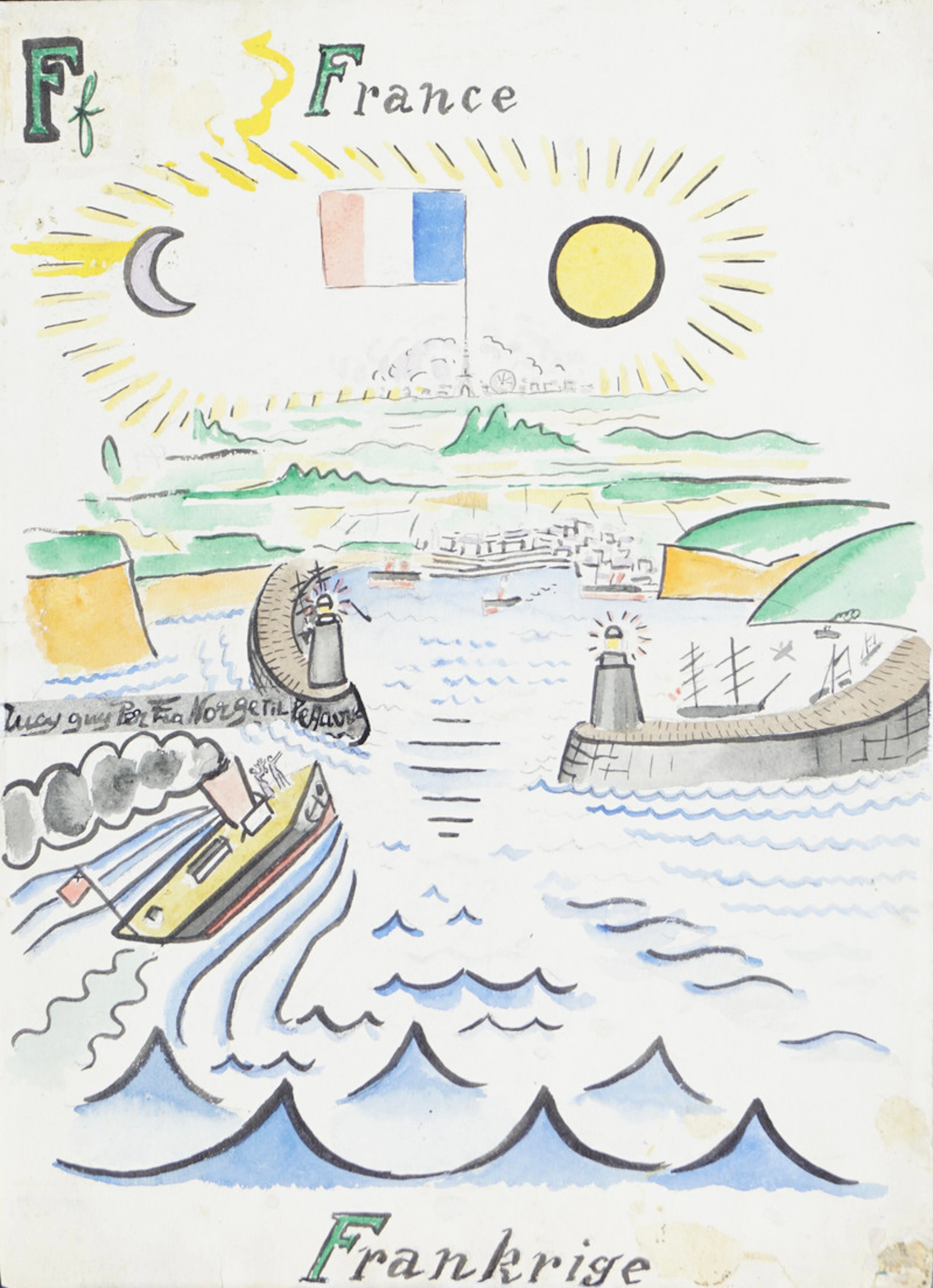 France - Frankrige - Krohg, Per(1889-1965)