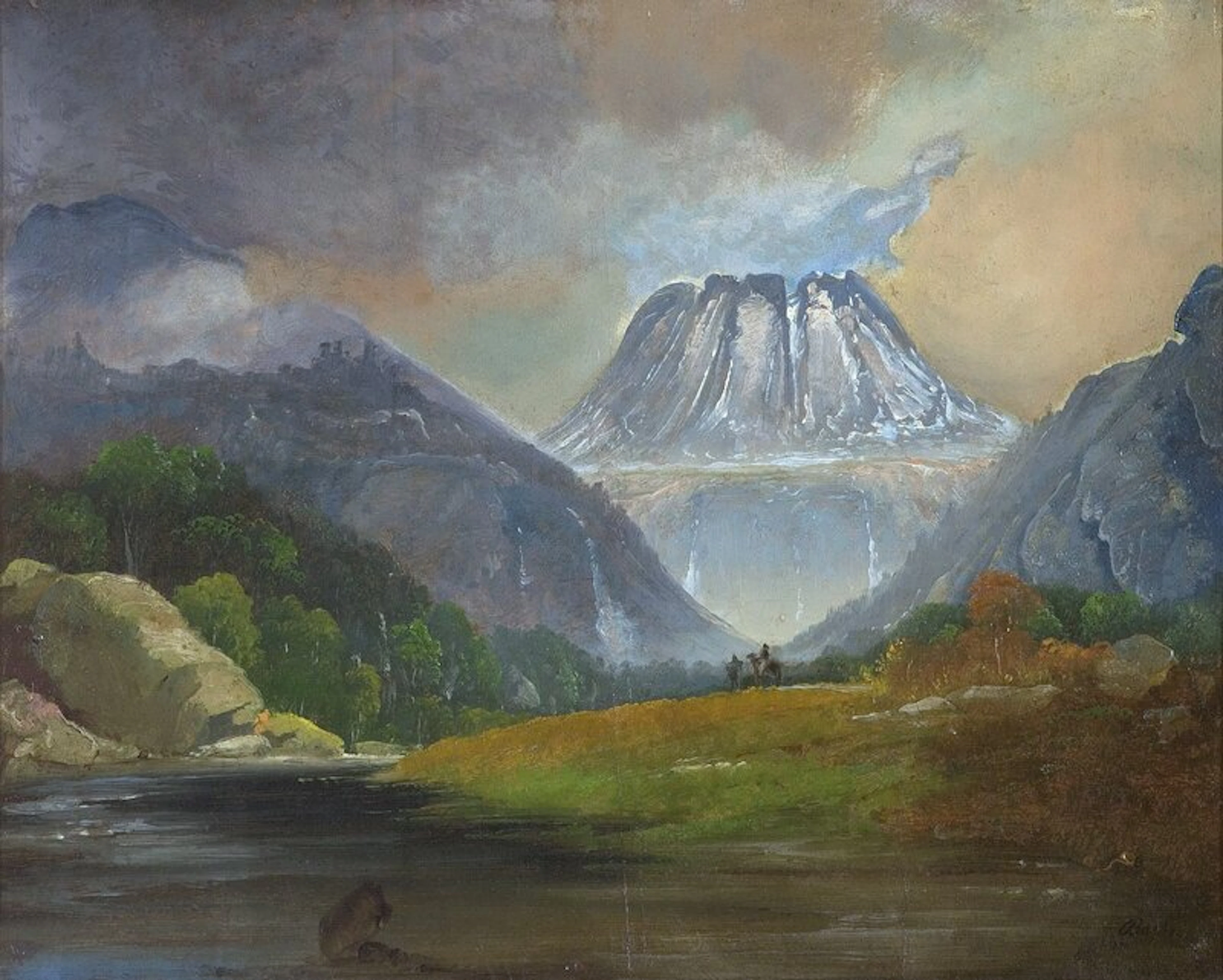 Gaustadtoppen 1858 - Balke, Peder(1804-1887)