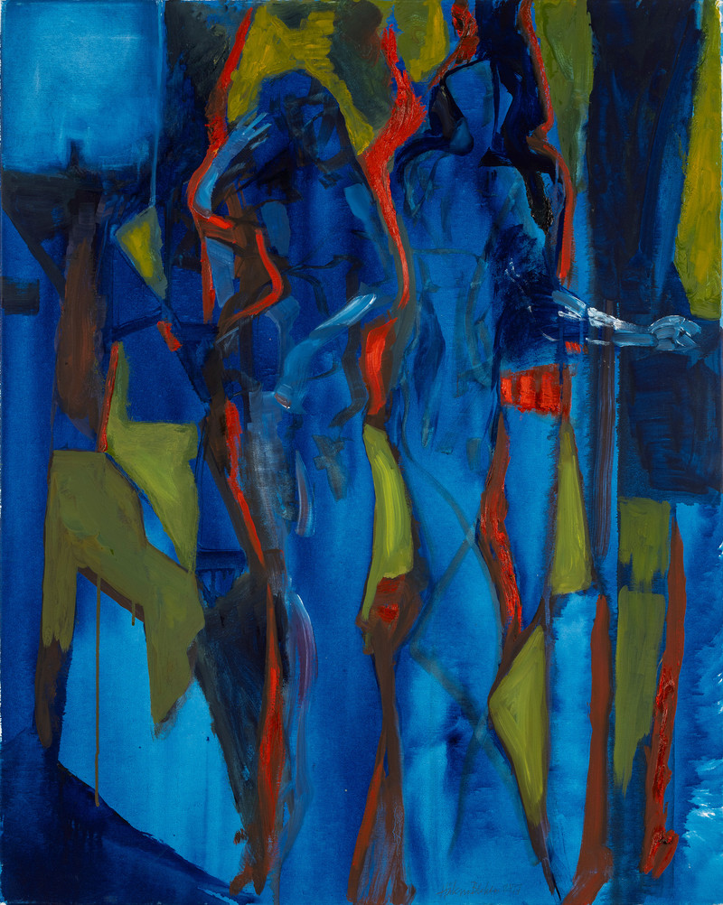 Blue Movement/Blue Couple 2017 - Bleken, Håkon(1929-2025)