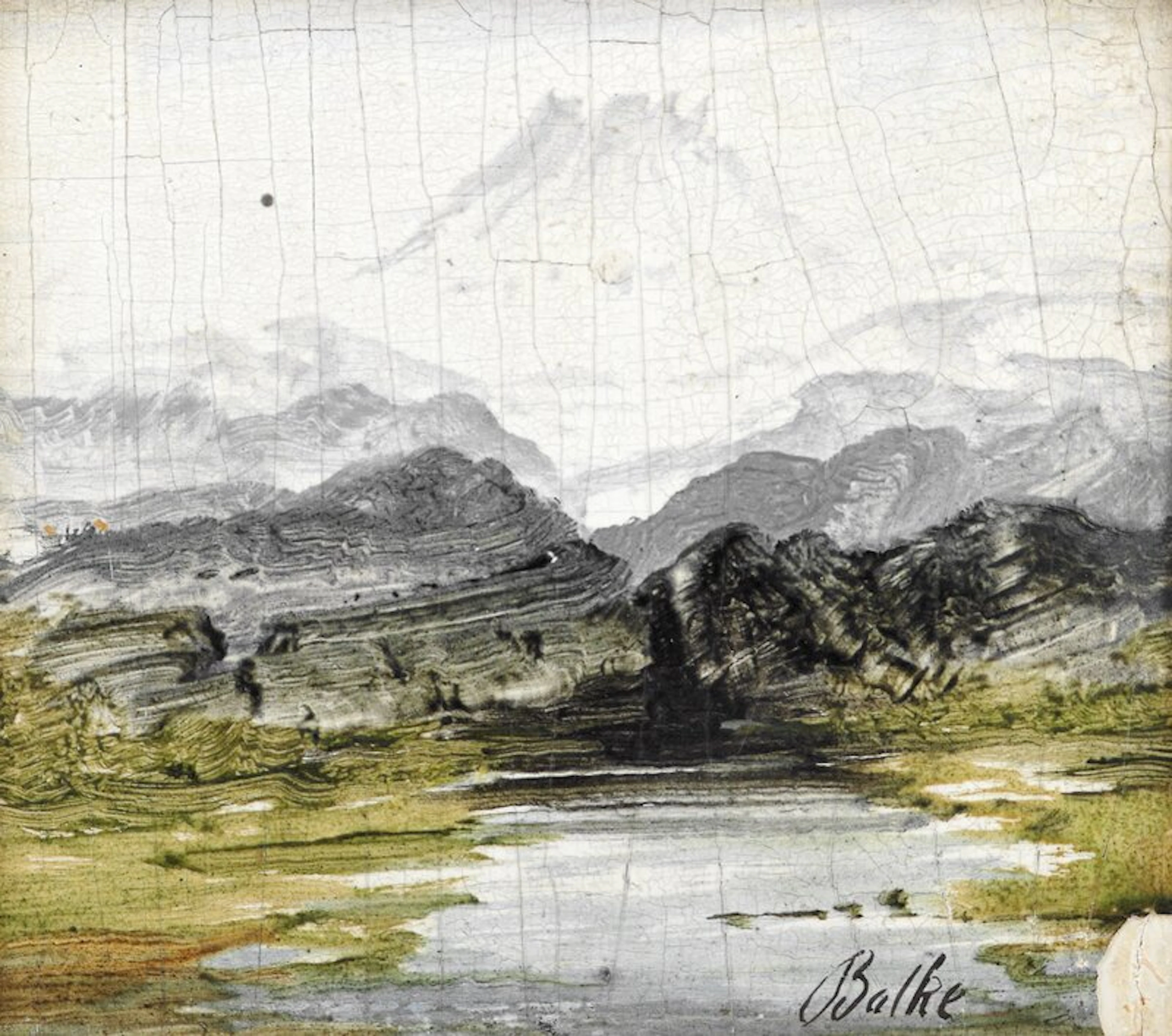 Fjelllandskap - Balke, Peder(1804-1887)