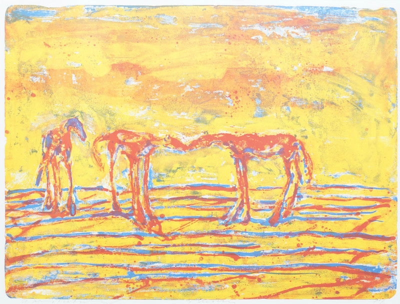 Three Horses 1980 - Widerberg, Frans(1934-2017)