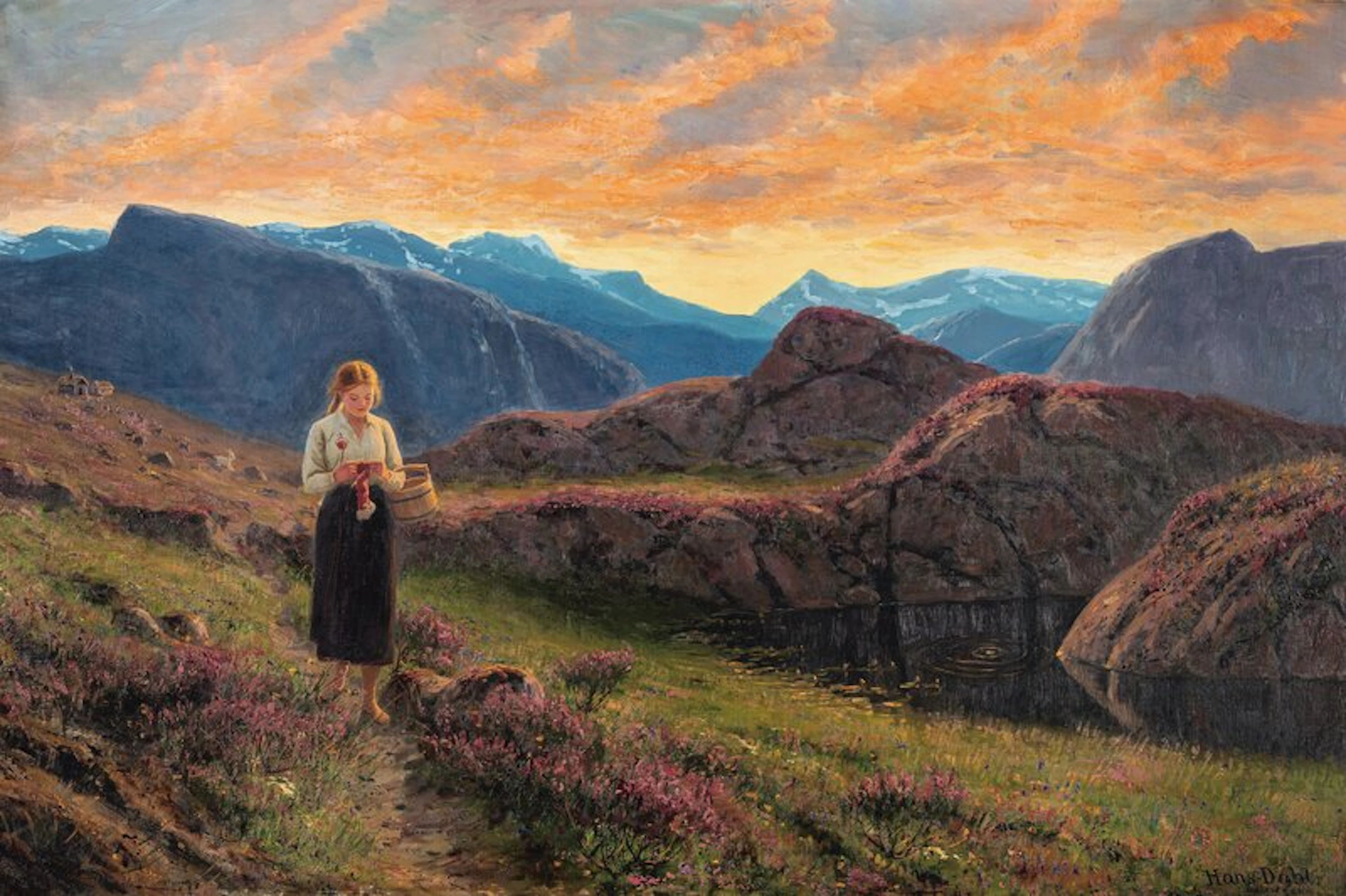 Dawn - Dahl, Hans(1849-1937)