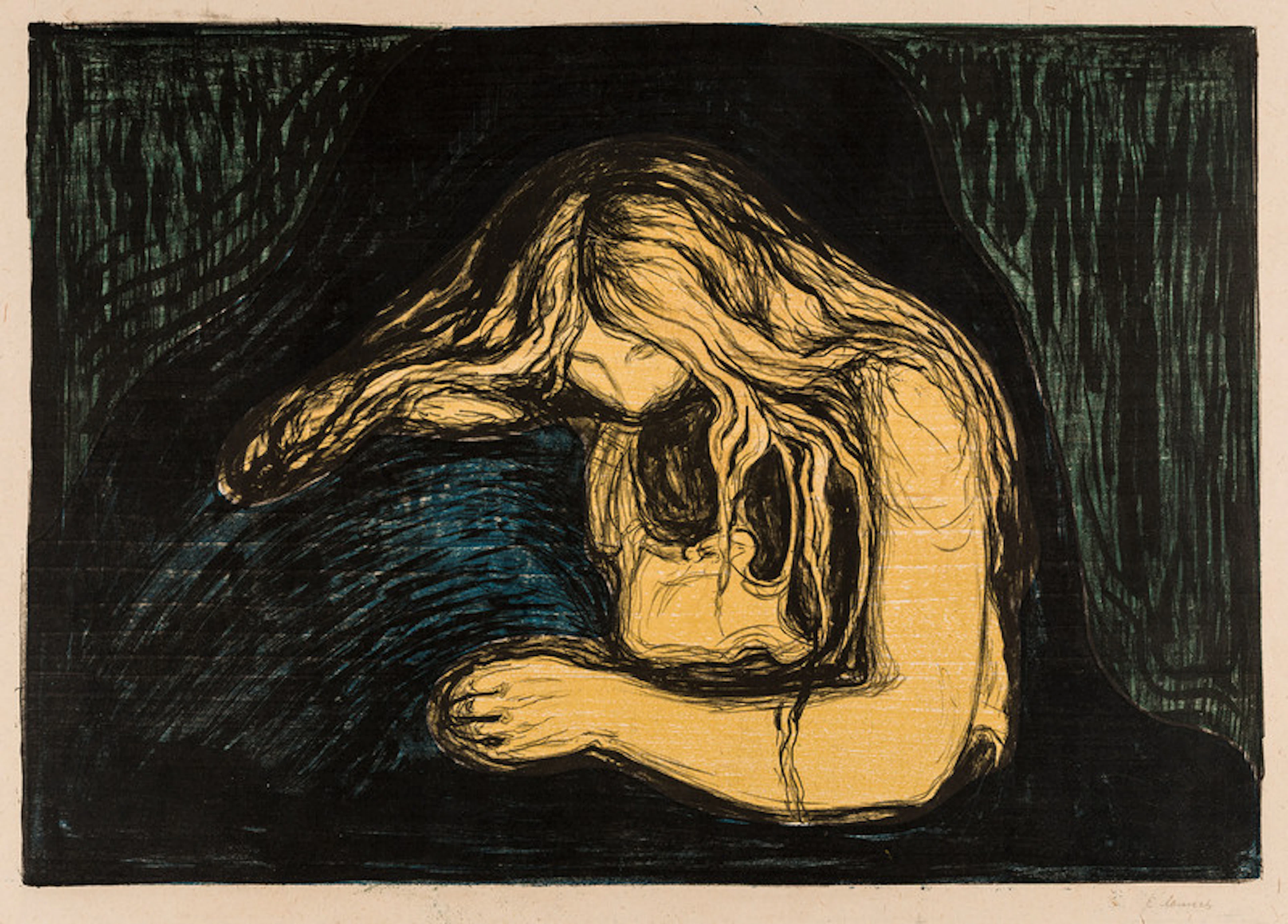 Vampire II (1895/1902) - Munch, Edvard(1863-1944)