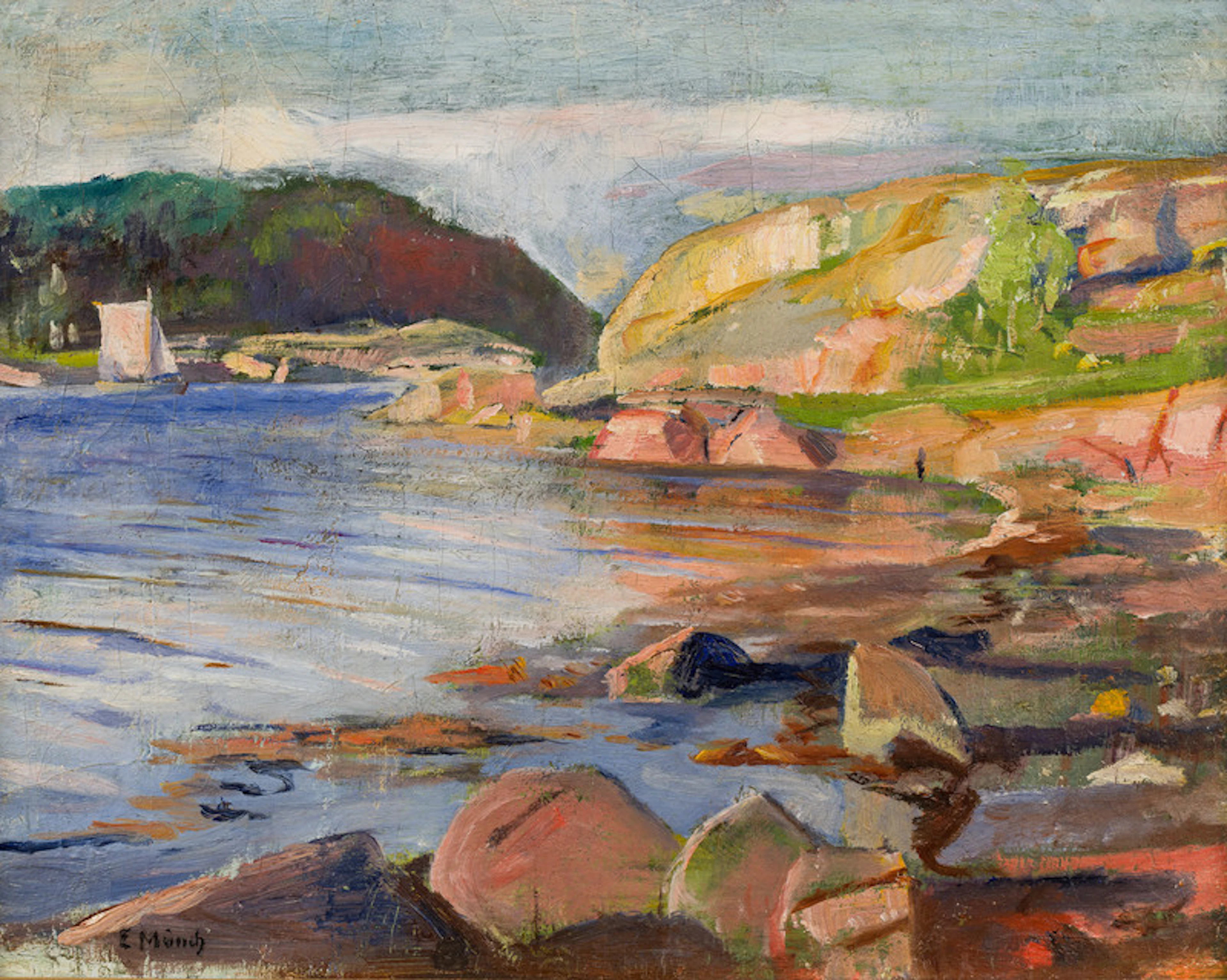 The Tønsberg Fjord (1888) - Munch, Edvard(1863-1944)