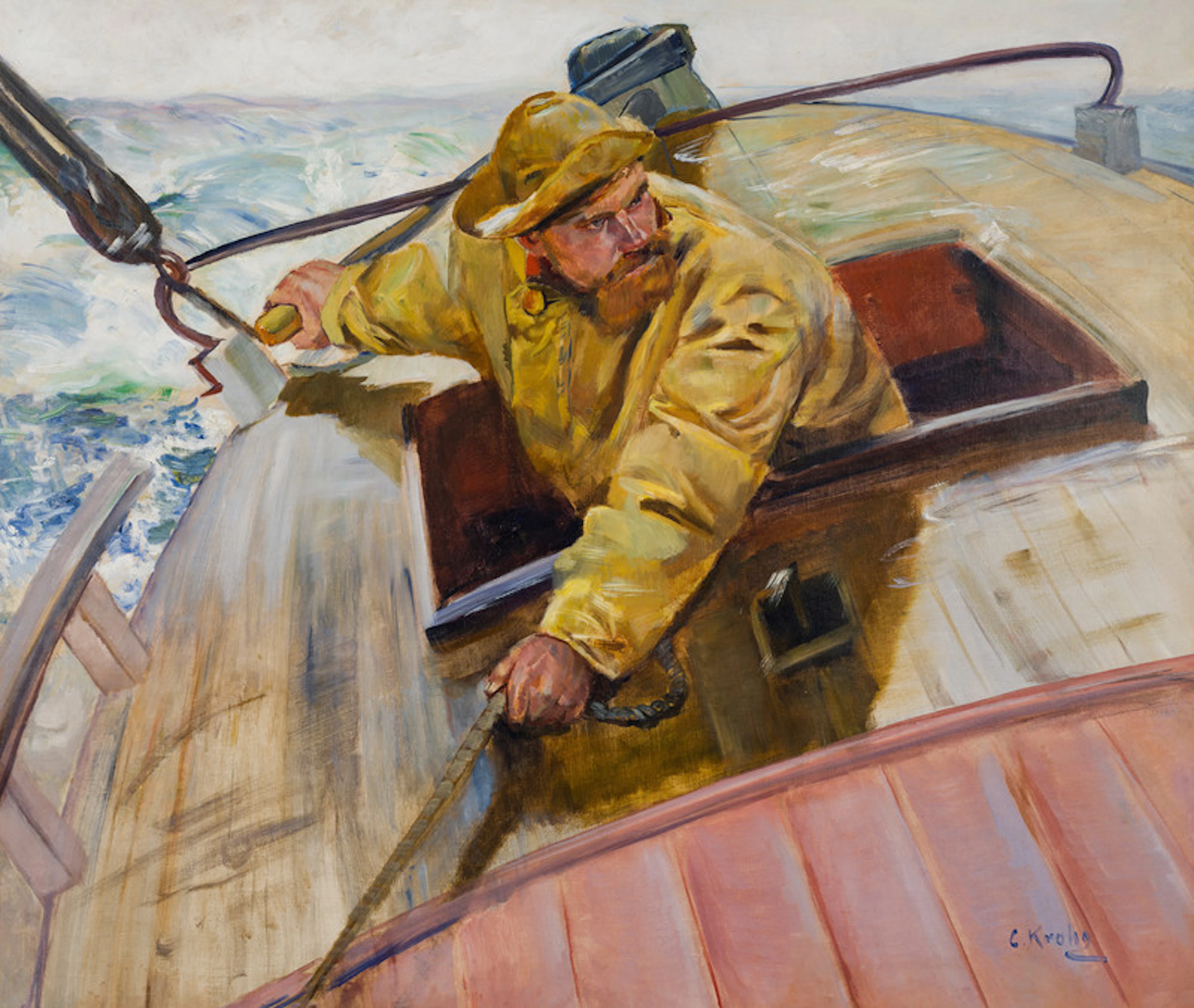 Hard Alee - Krohg, Christian(1852-1925)