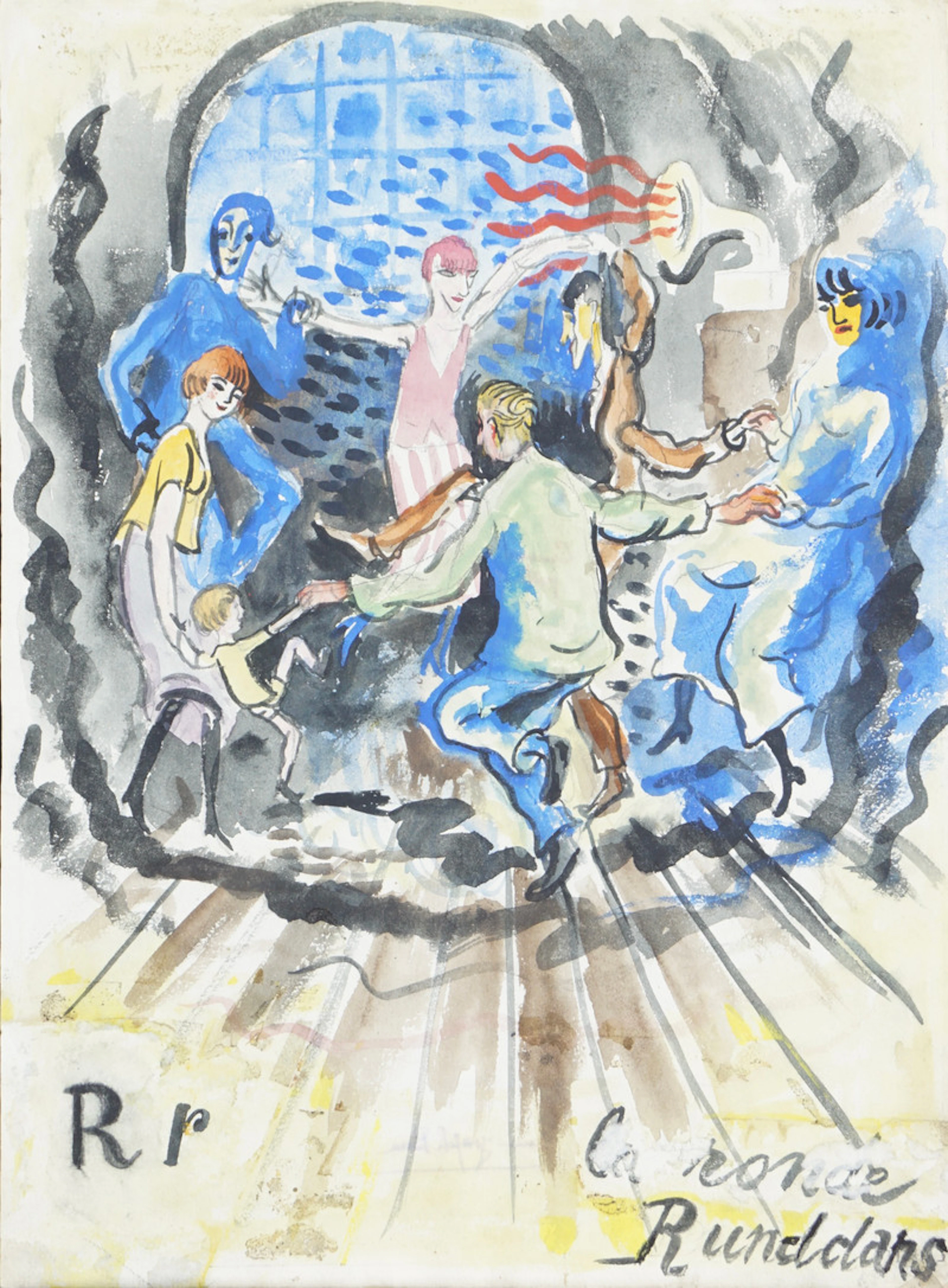 La Ronde – Round Dance - Krohg, Per(1889-1965)