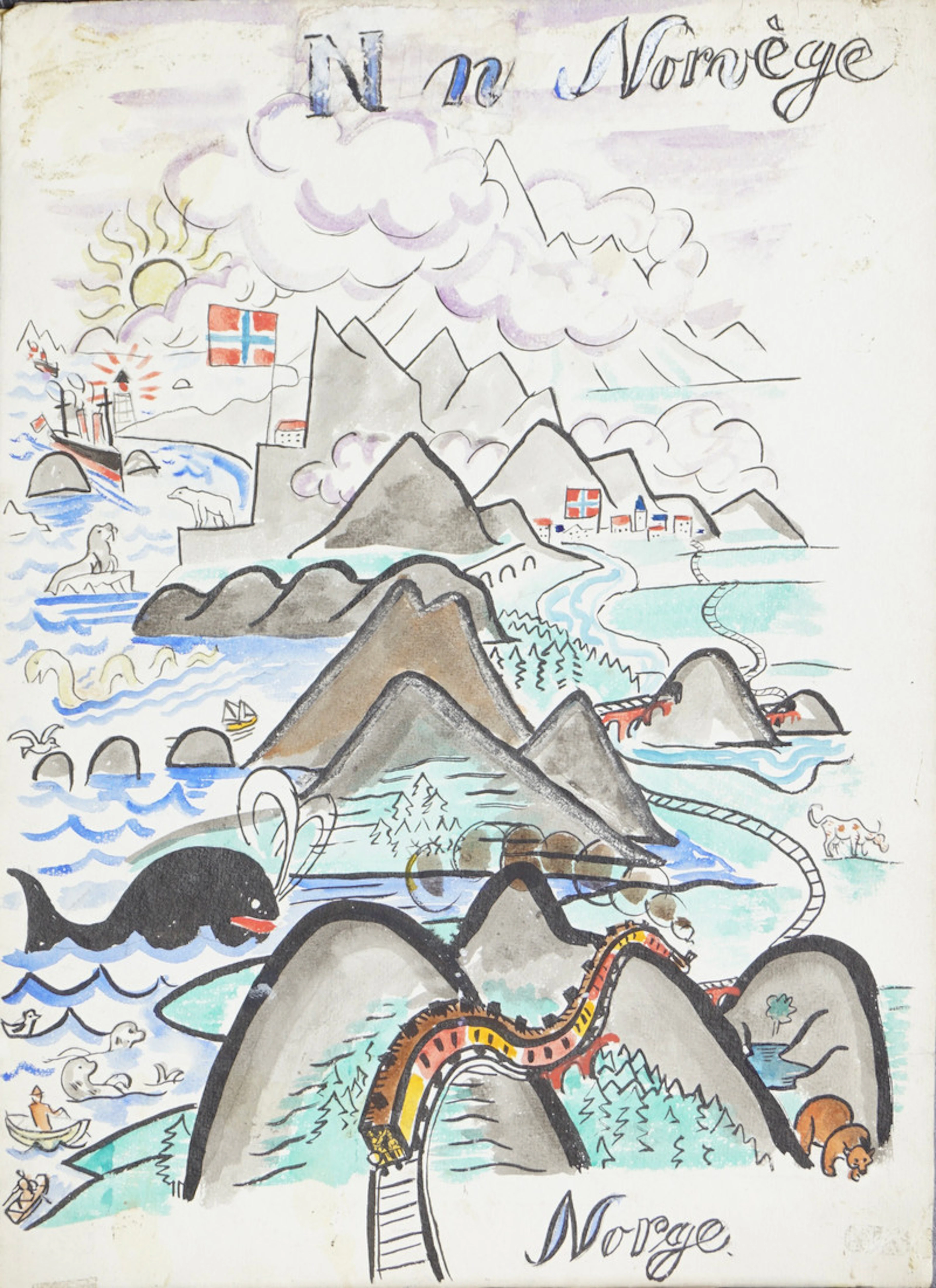Norvége - Norway - Krohg, Per(1889-1965)