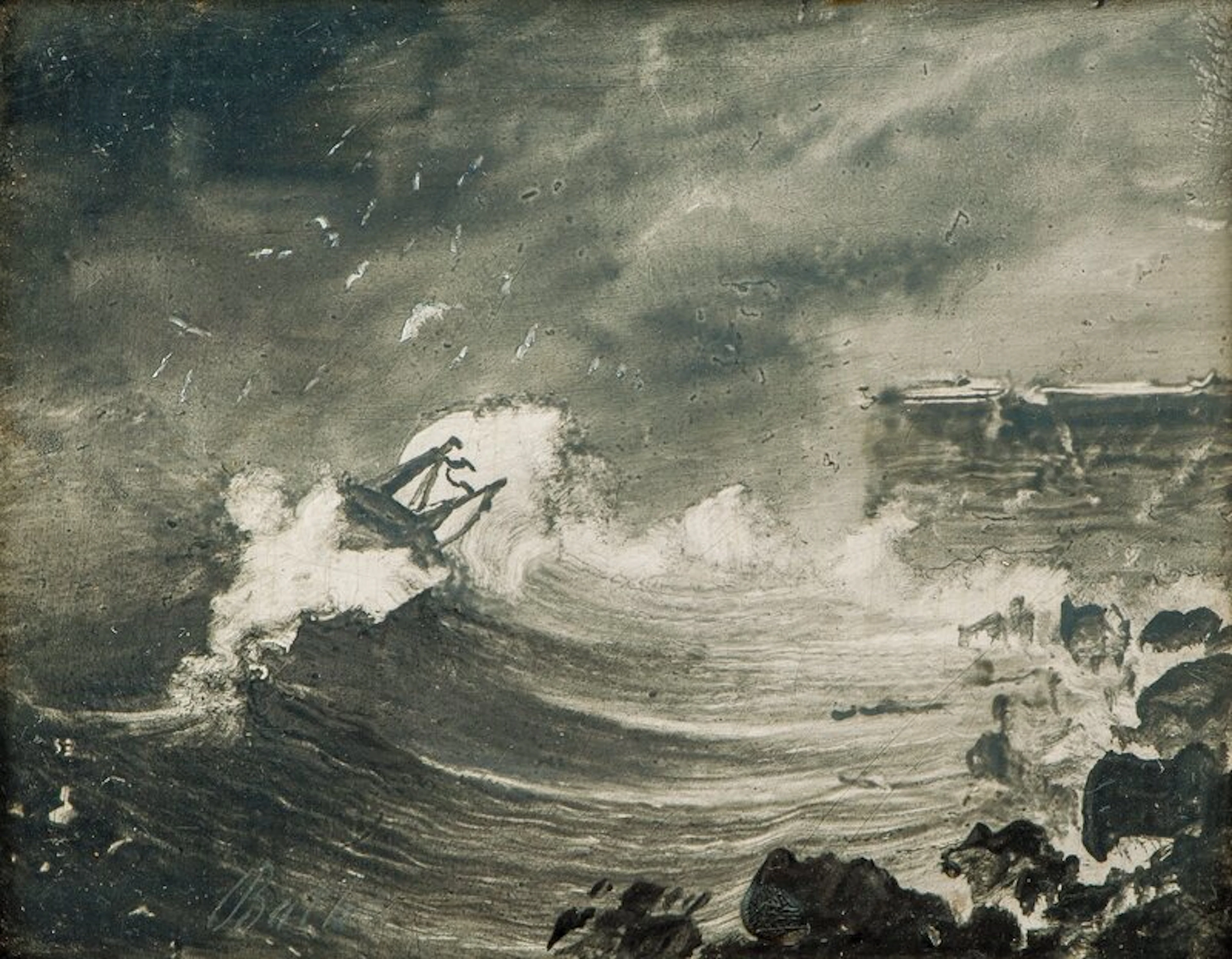 Shipwrek, North Cape - Balke, Peder(1804-1887)