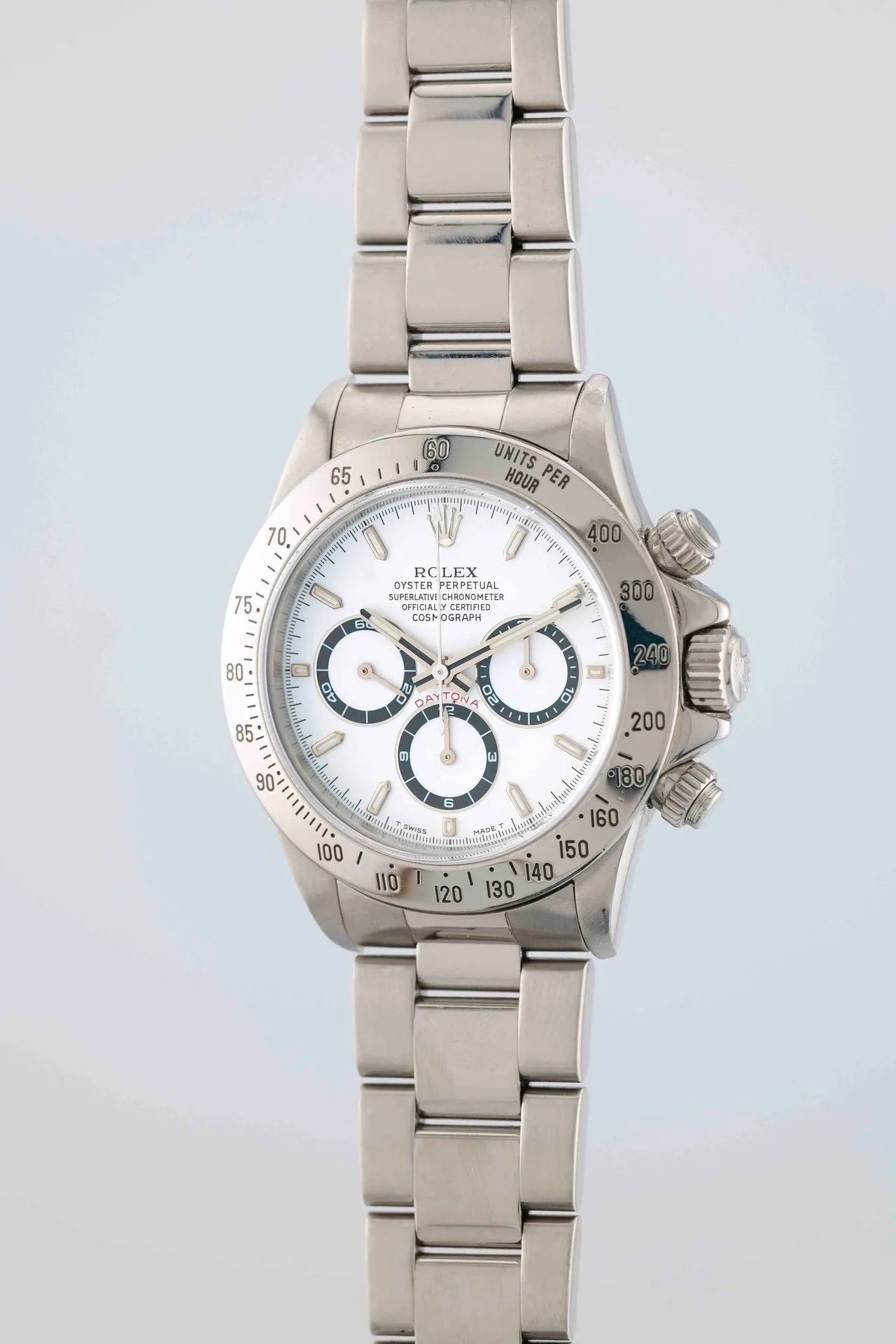 ROLEX Daytona Ref : 16520 Circa: 1996. Case: round steel, graduated