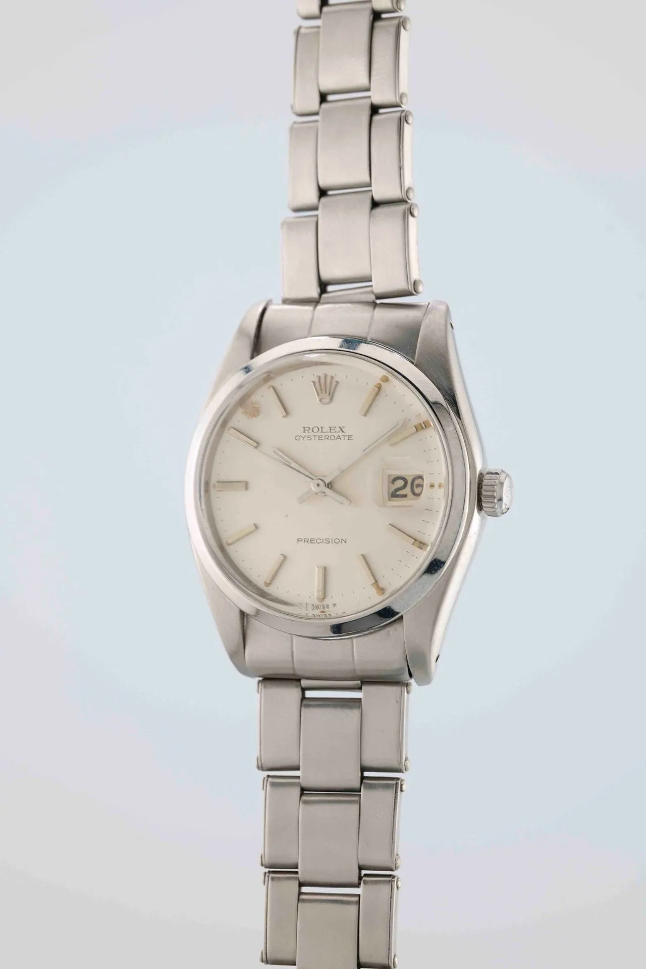 ROLEX Precision. Ref : 6422. Circa: 1978. Case: round steel, smooth