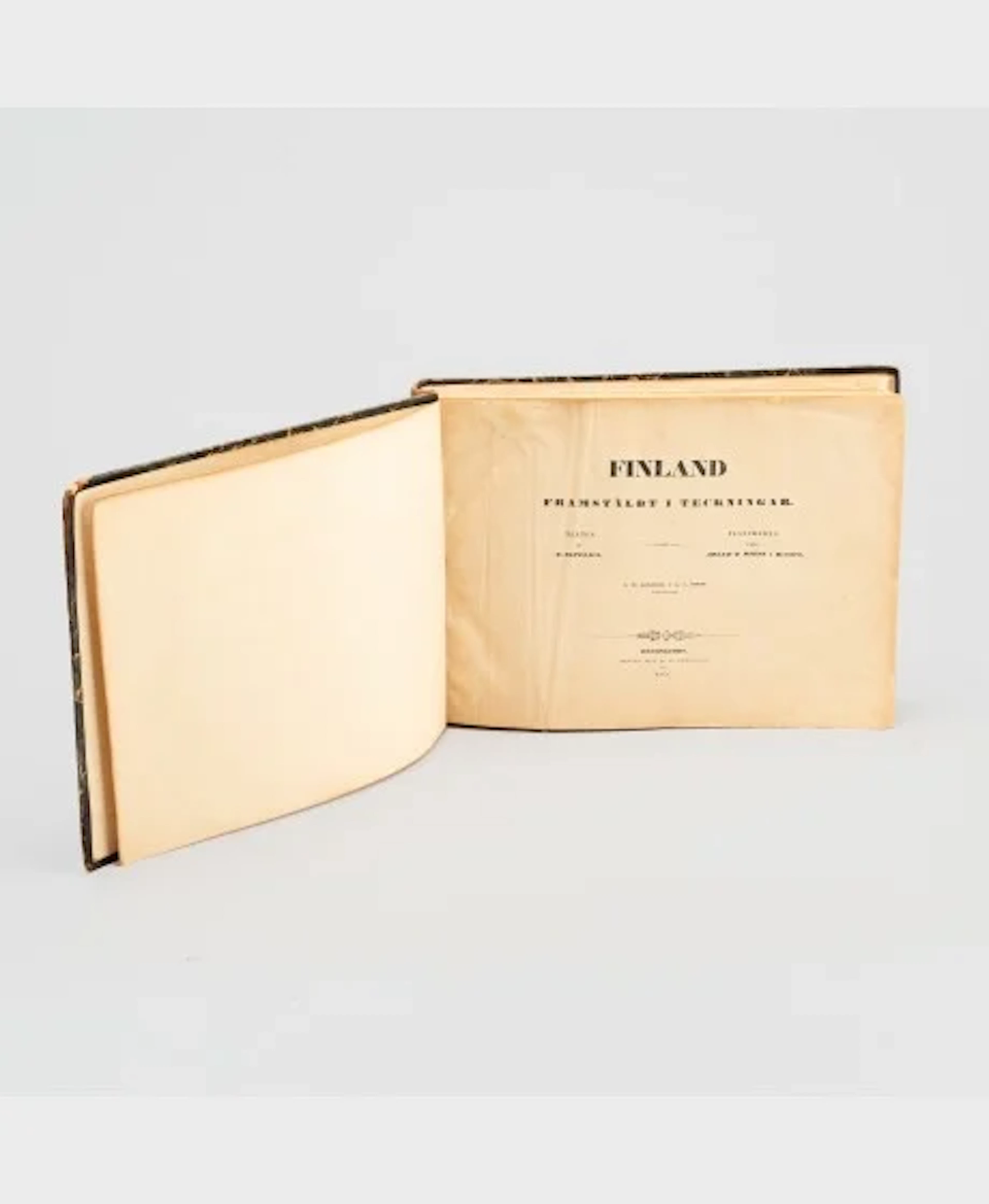 Kirja: Finland Framstäldt i Teckningar, 1845