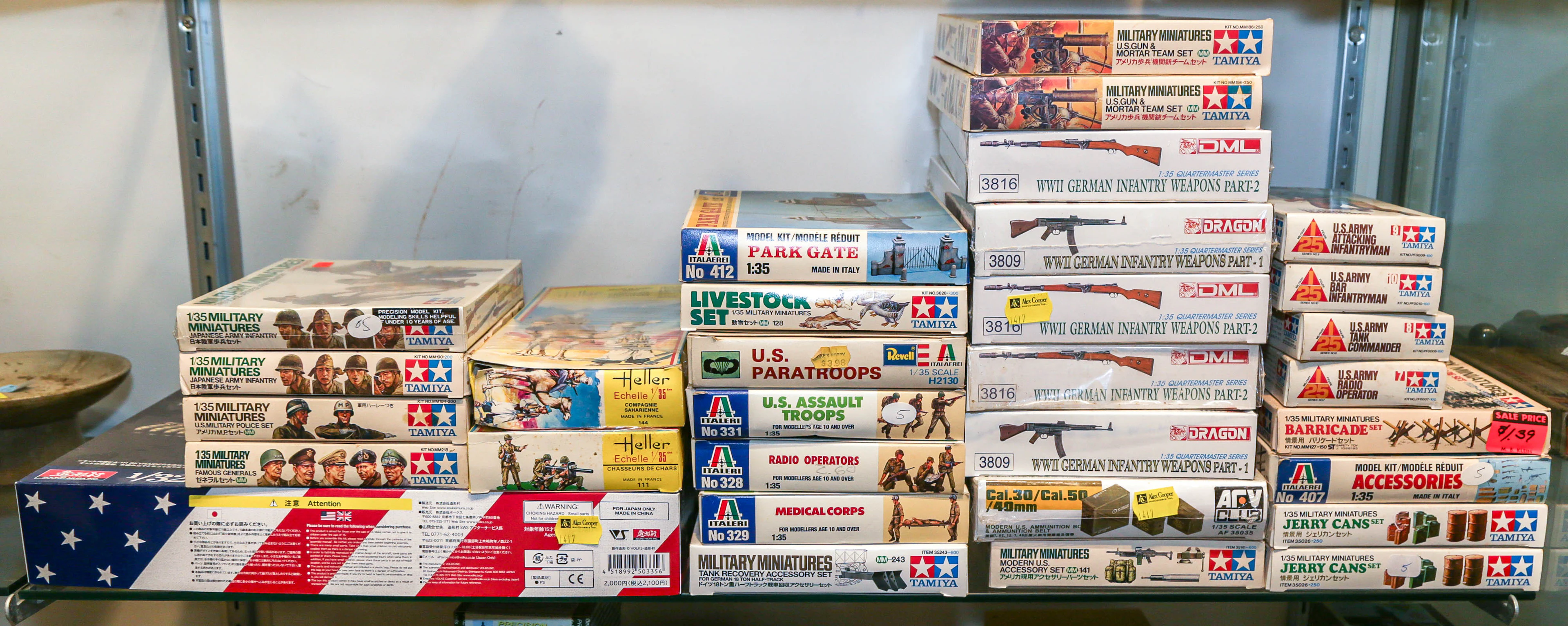 A Large Group of Diorama Accessories
