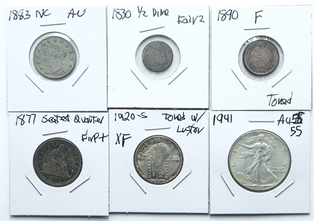 Six Better U.S. Type Coins