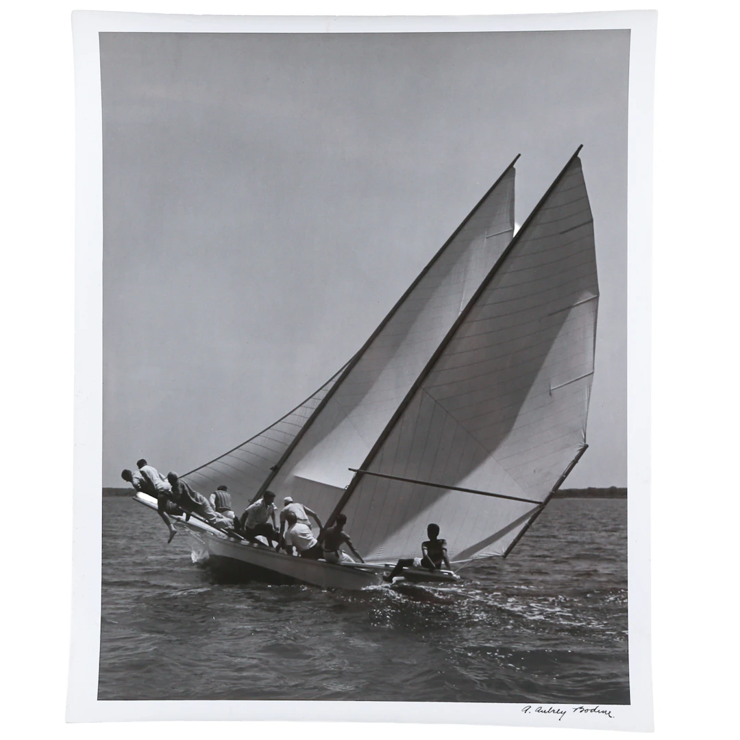 A. Aubrey Bodine. "Chesapeake Log Canoes," photograph