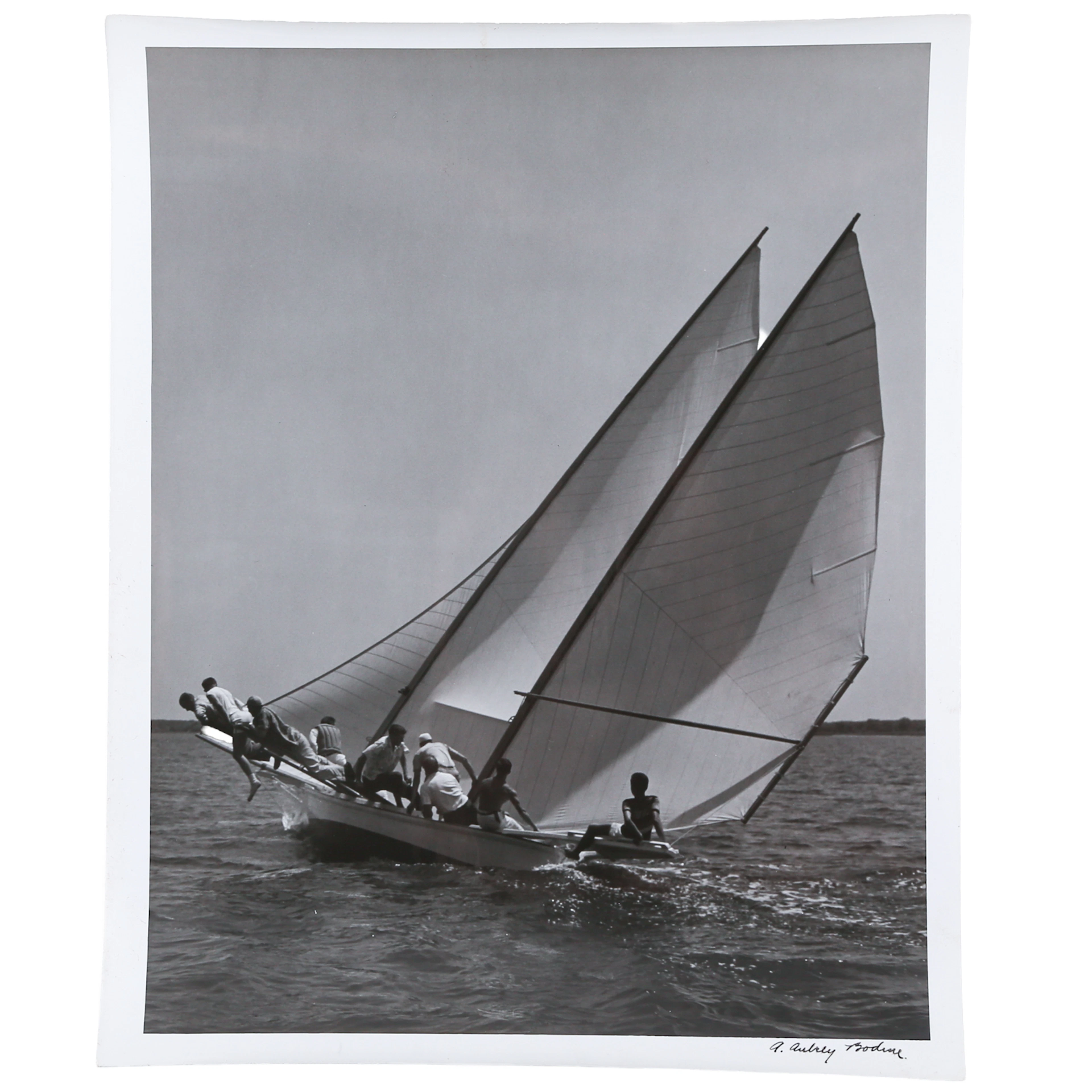 A. Aubrey Bodine. "Chesapeake Log Canoes," photograph