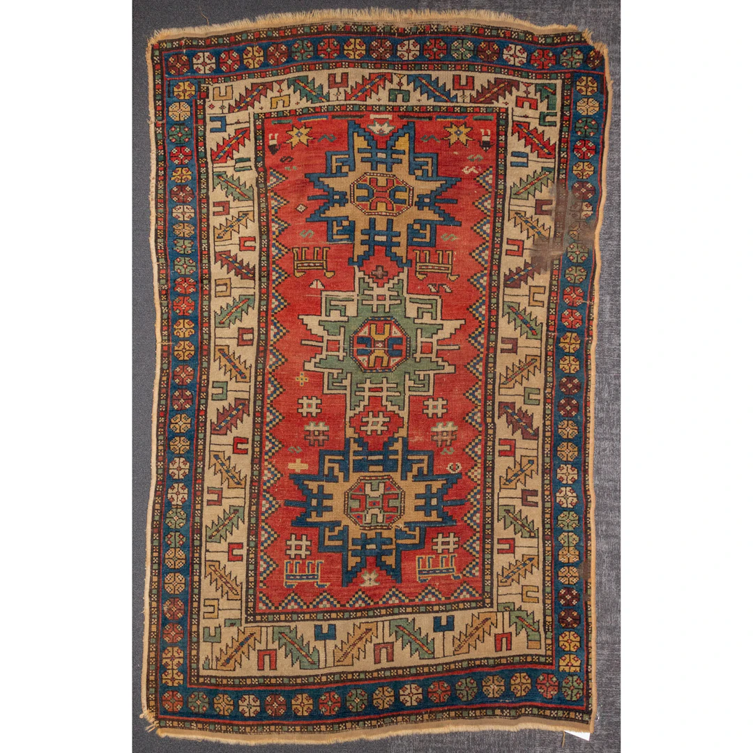Antique Kazak Rug, Turkey, 3.5 x 5.3