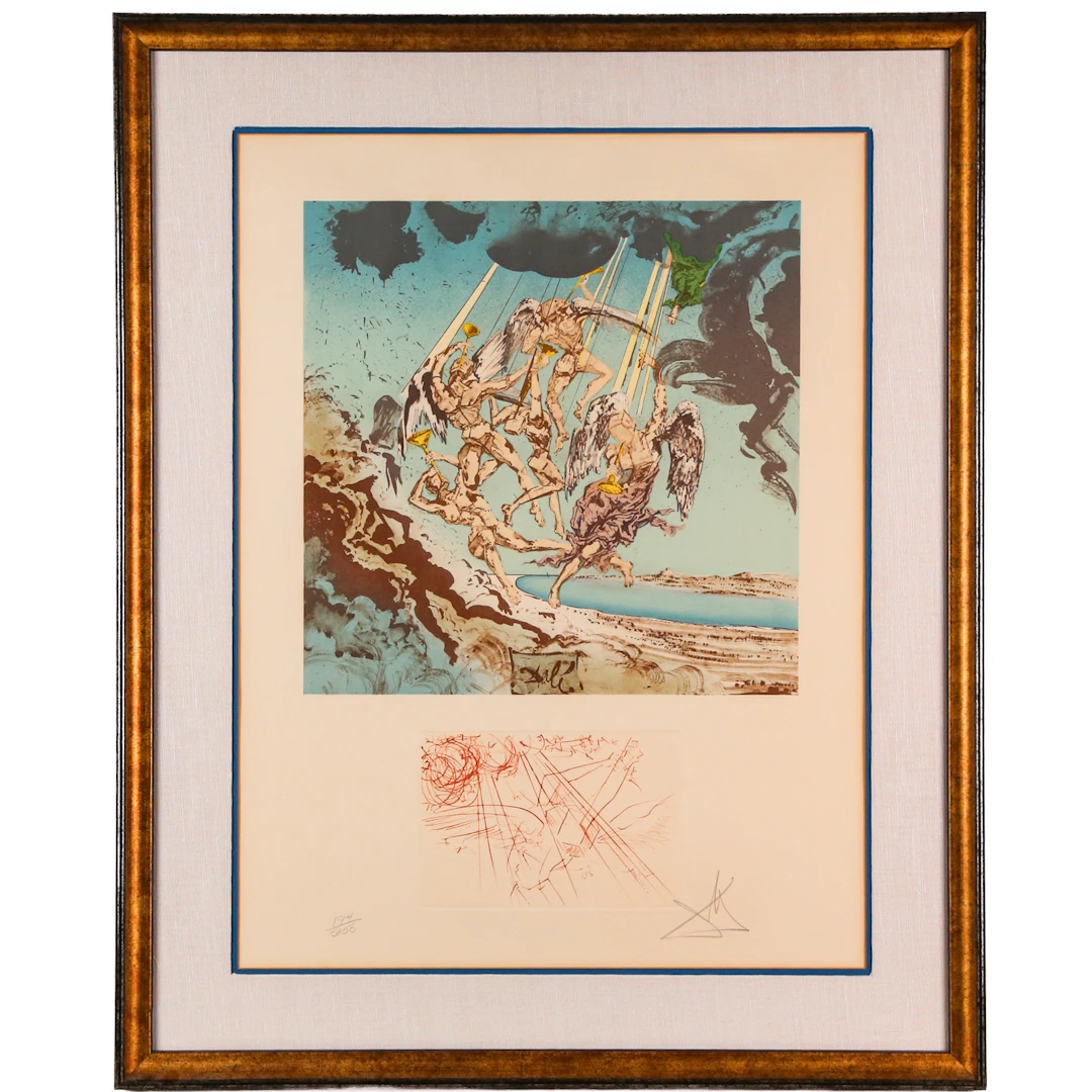 Salvador Dali. "Return of Ulysses," lithograph