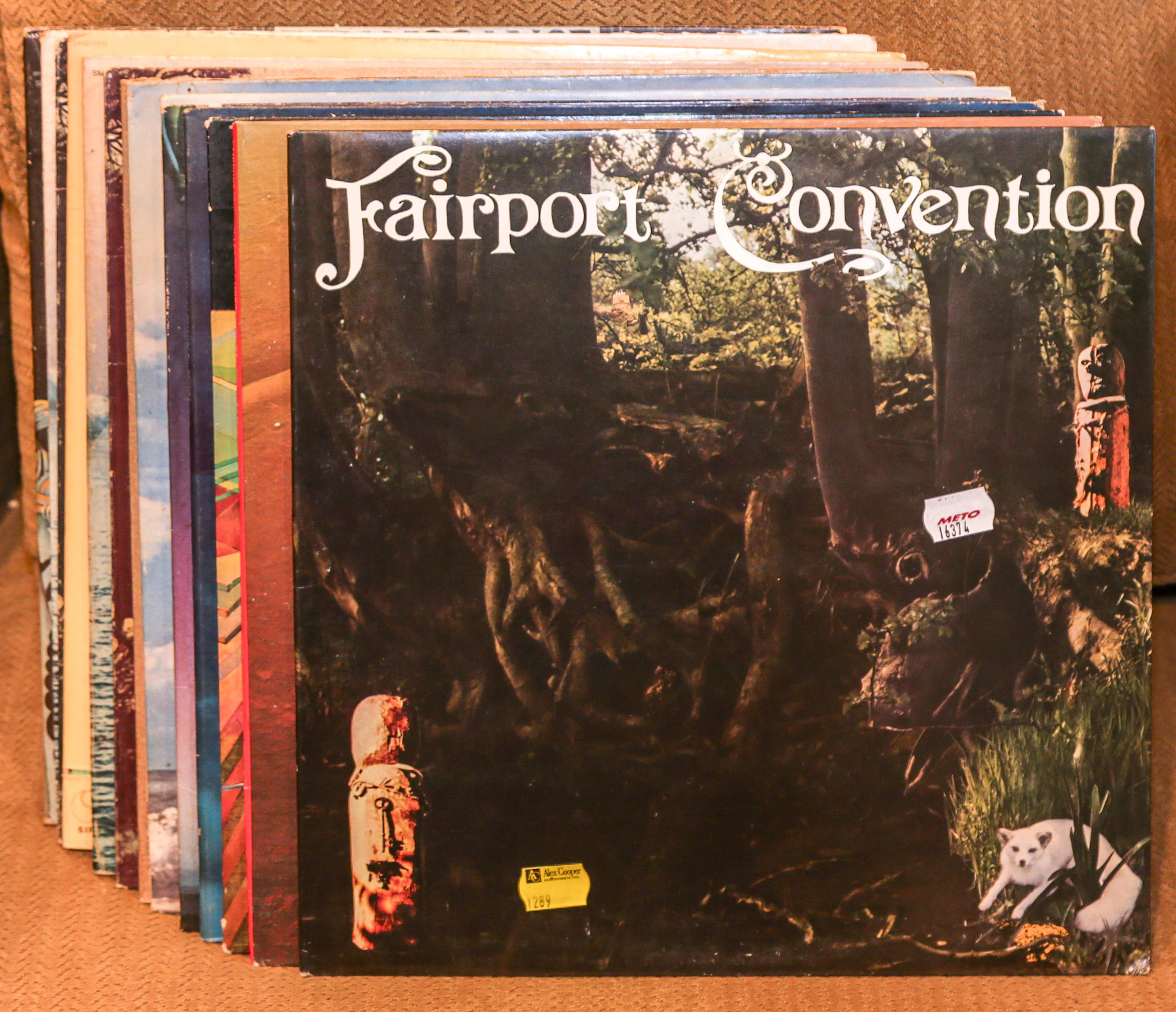 A Group of Classic Rock LP Albums