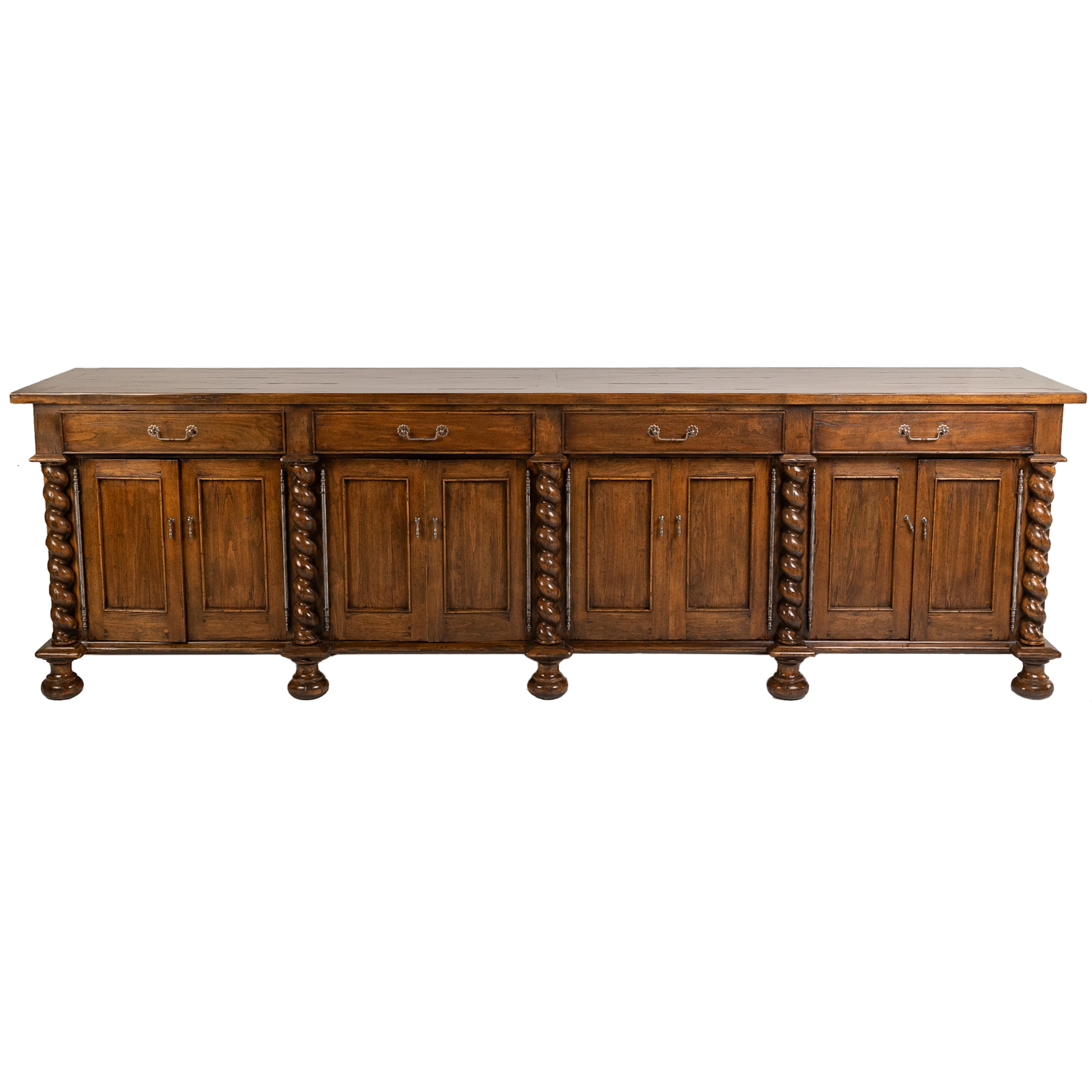 Spanish Colonial Walnut Oversize Credenza