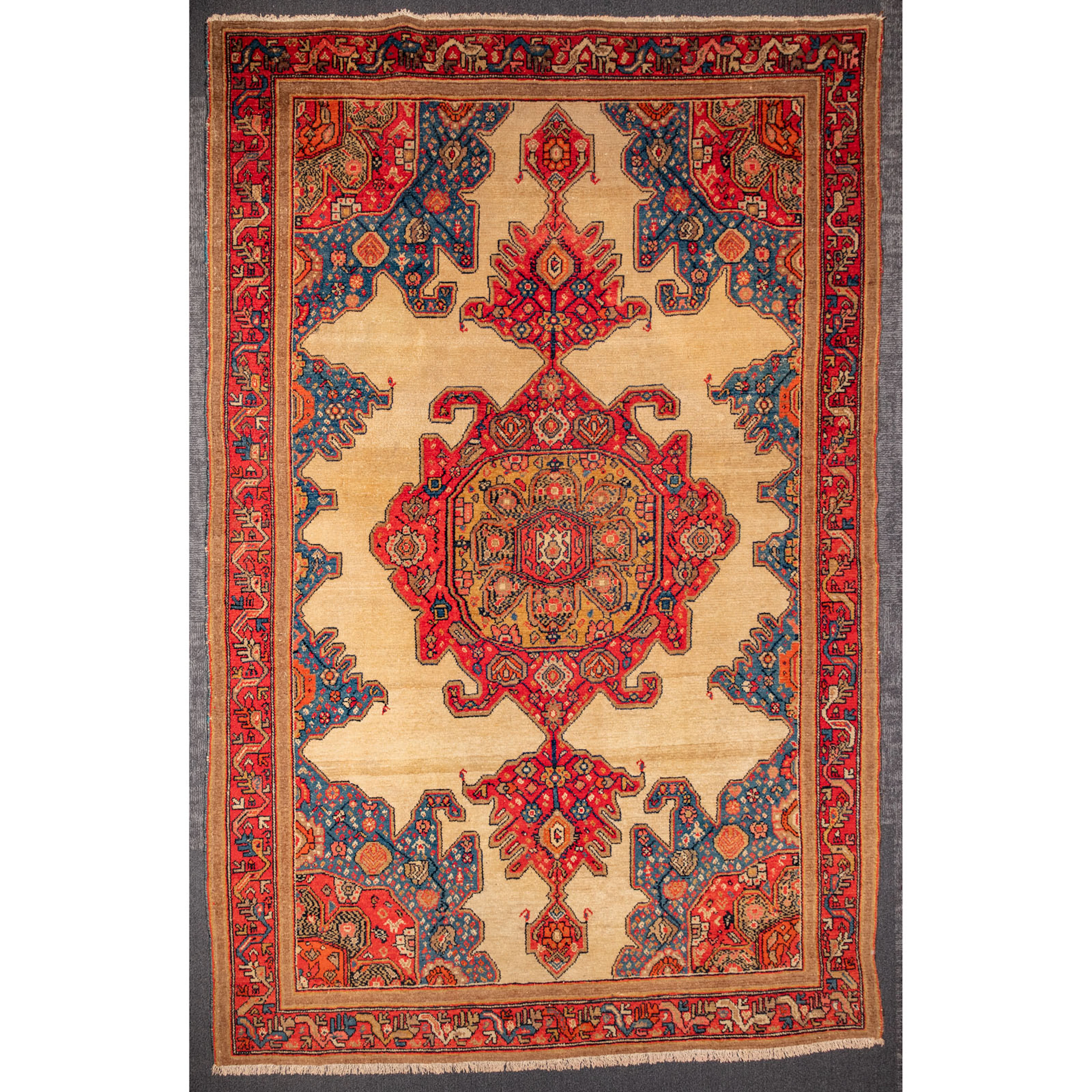 Antique Malayer Rug, Persia, 4.3 x 6.3