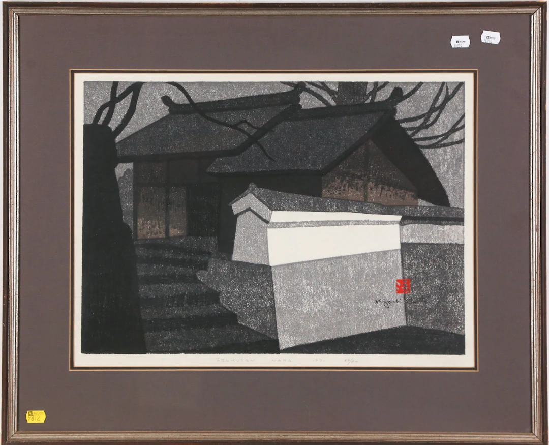 Kiyoshi Saito. "Obakusan Nara," woodcut