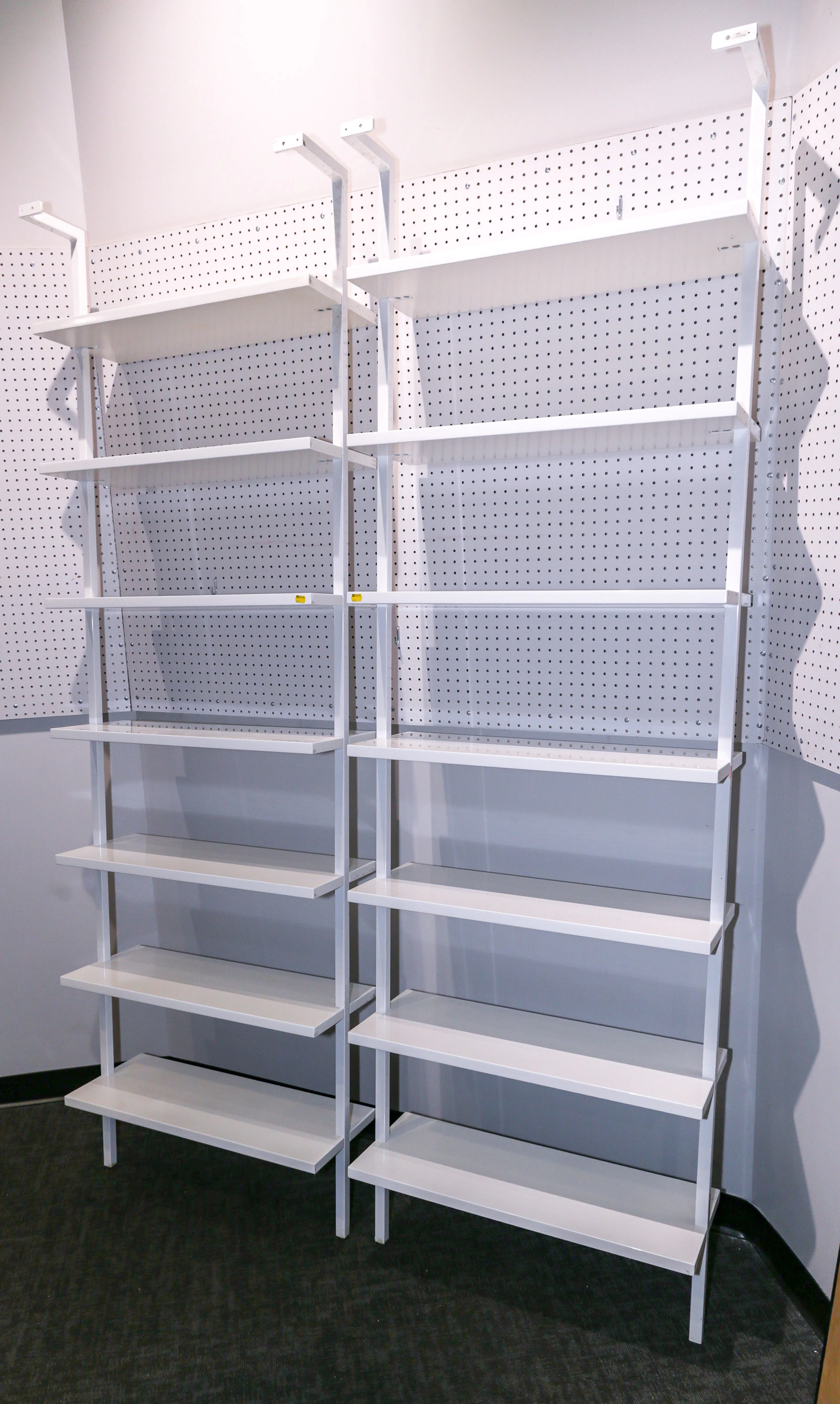 A Pair of Modern Style Open Shelving Units