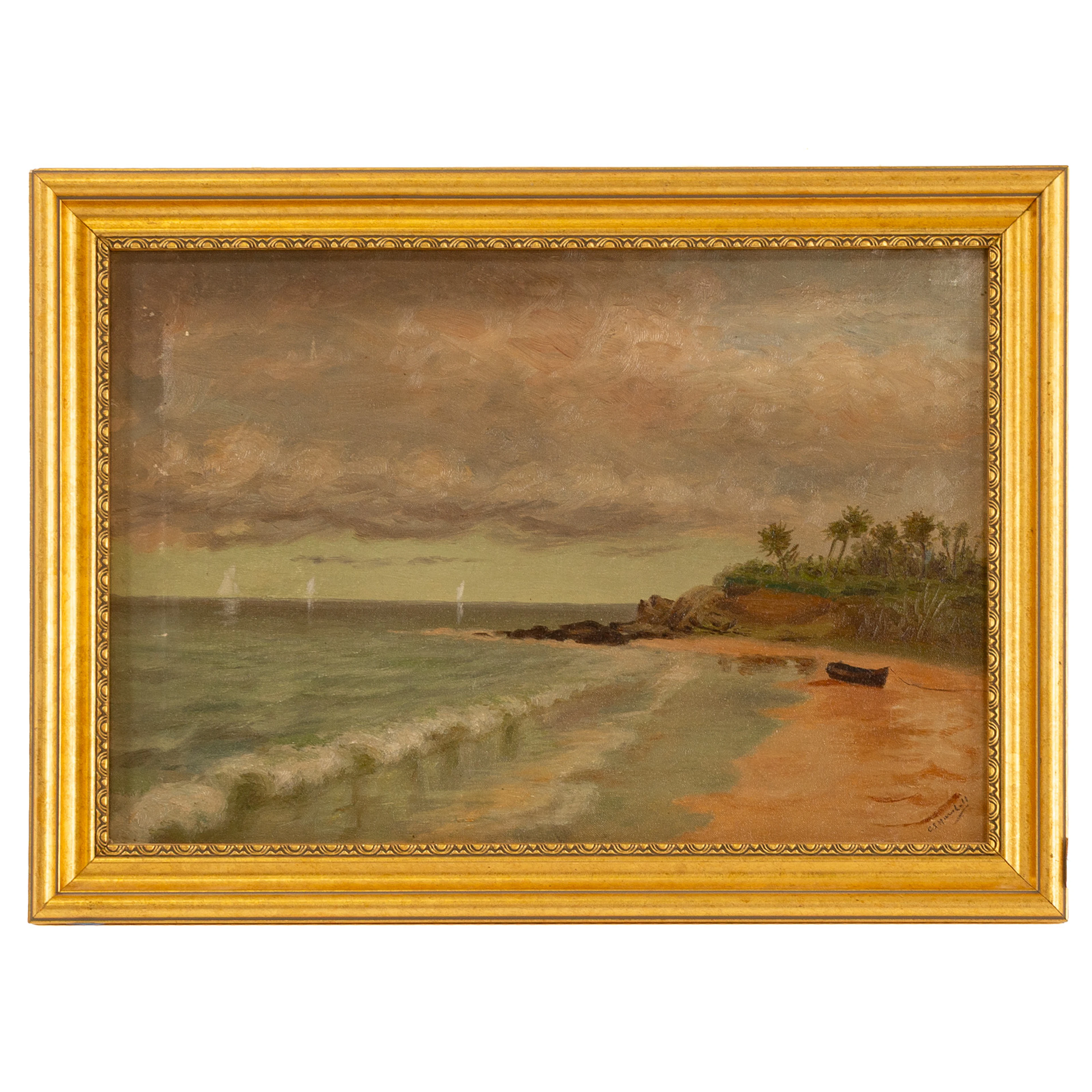 Clark Summers Marshall. Rolling Surf, oil