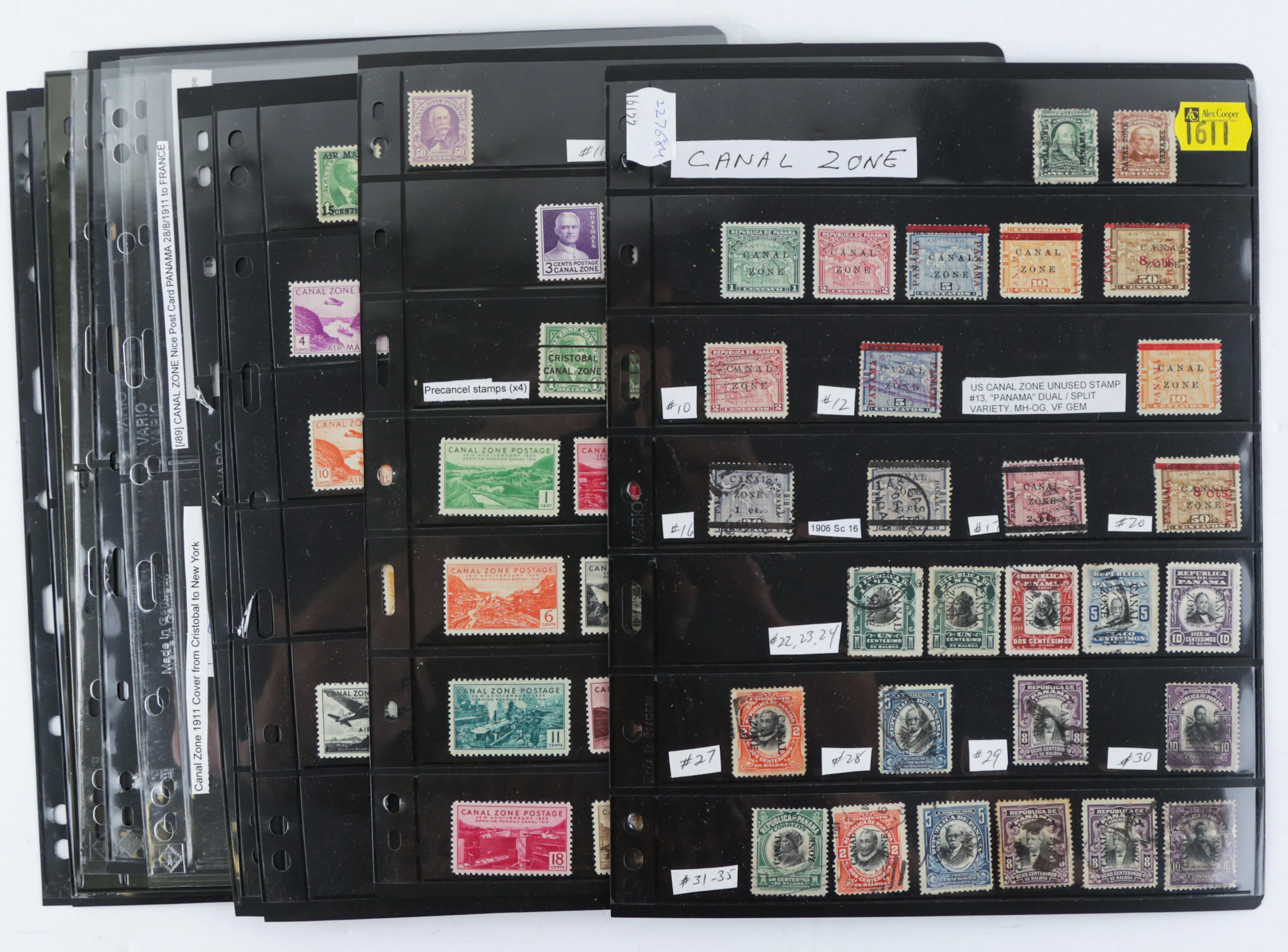 Canal Zone: Postage Stamps, 1904-1962