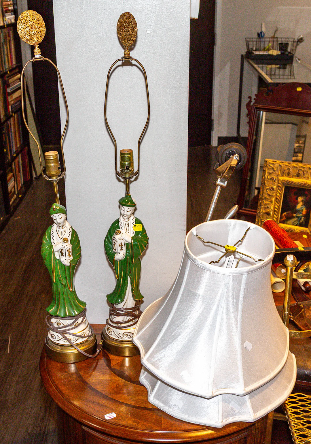 A Pair of Art Deco Chinoiserie Table Lamps