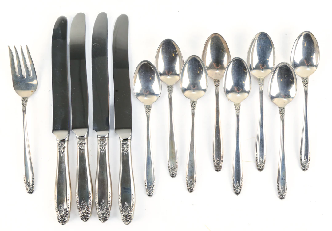 13 Pieces of International Sterling "Prelude" Flatware